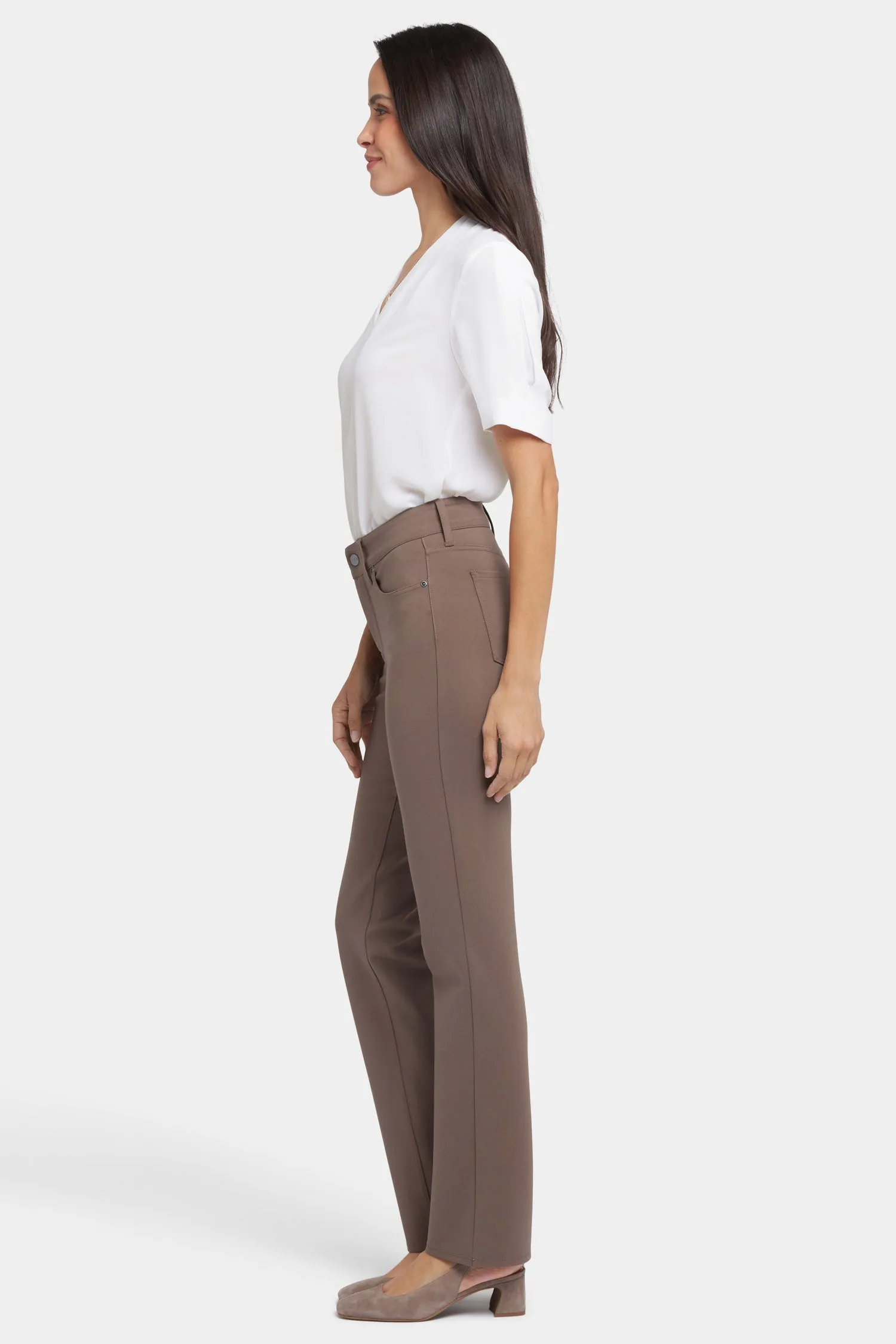 Marilyn Straight Pants - Incense sold by NYDJ product image thumbnail 5