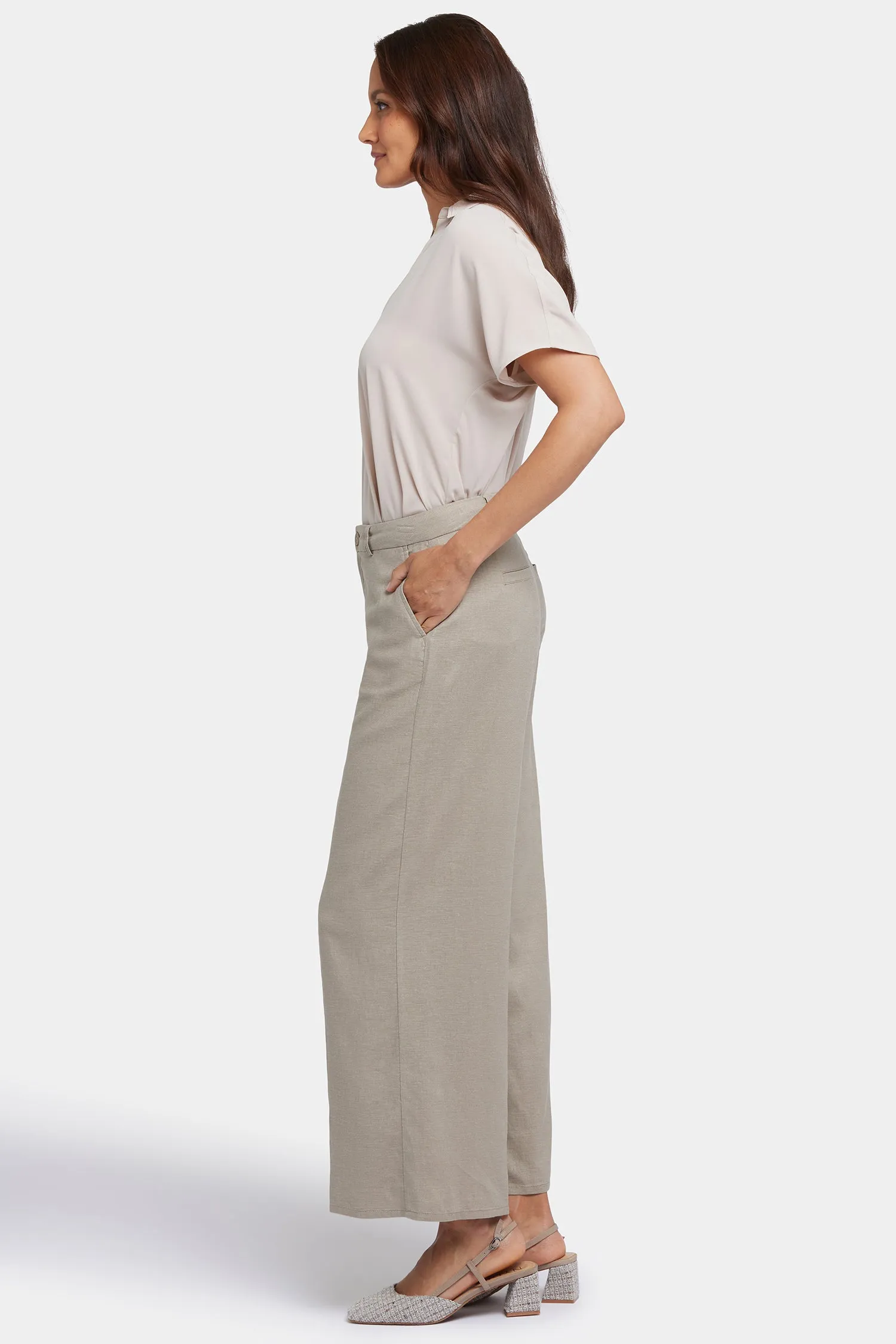 Morgan Trouser Pants - Saddlewood sold by NYDJ product image thumbnail 5