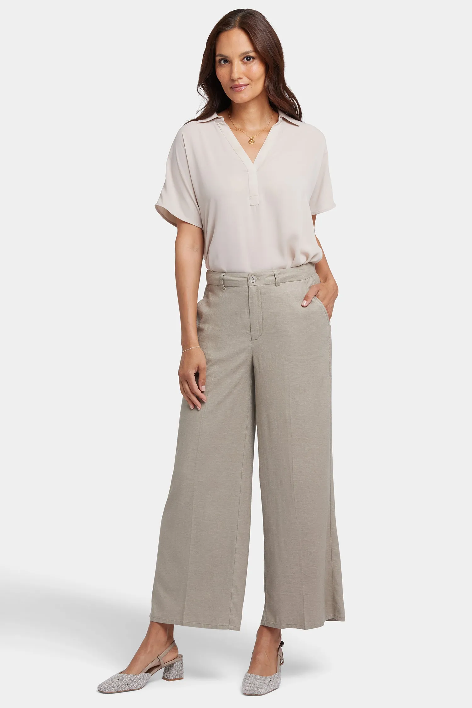 Morgan Trouser Pants - Saddlewood sold by NYDJ product image thumbnail 4