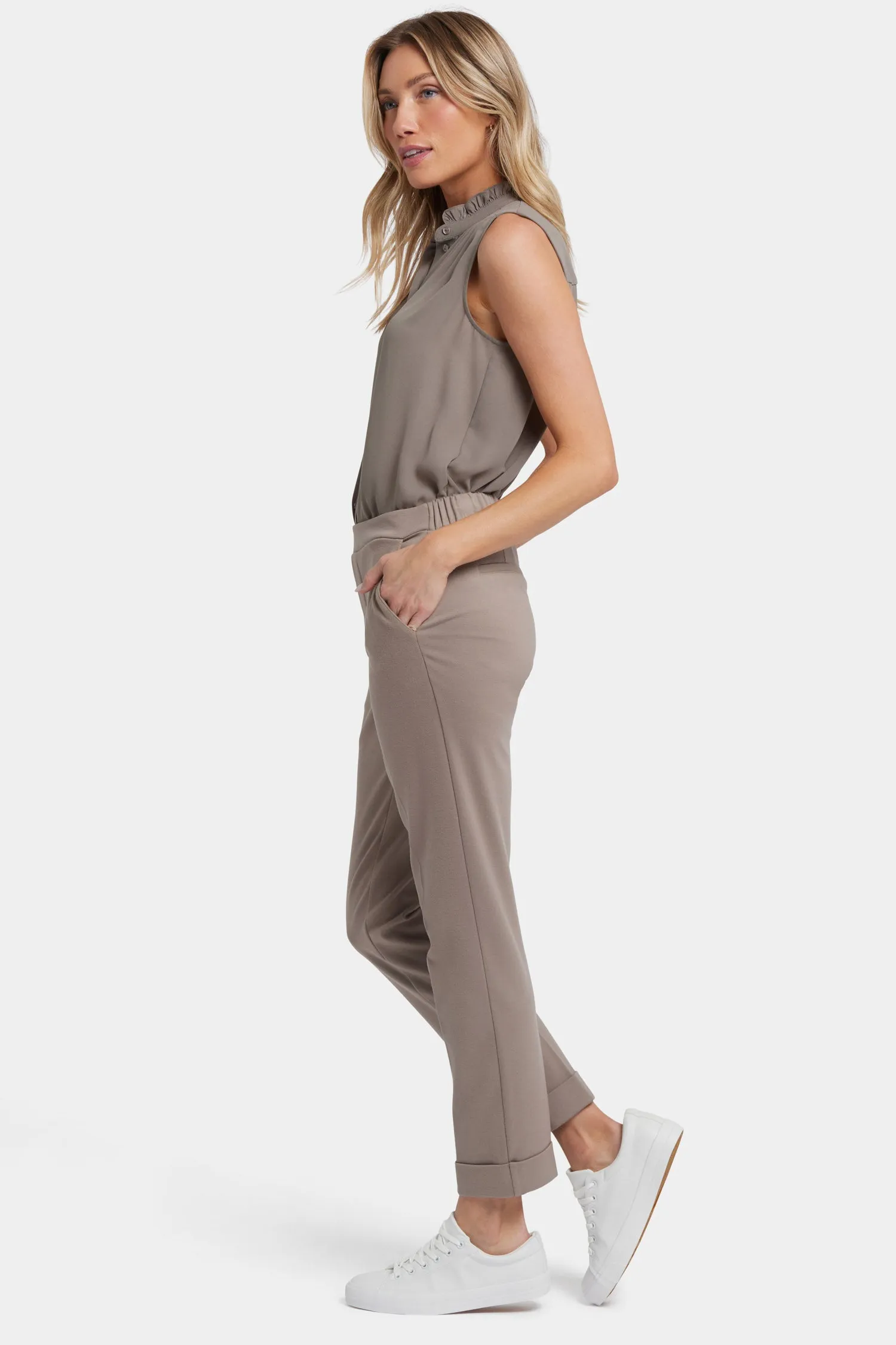 Cassidy Ankle Pull-On Trouser Pants - Saddlewood sold by NYDJ product image thumbnail 5