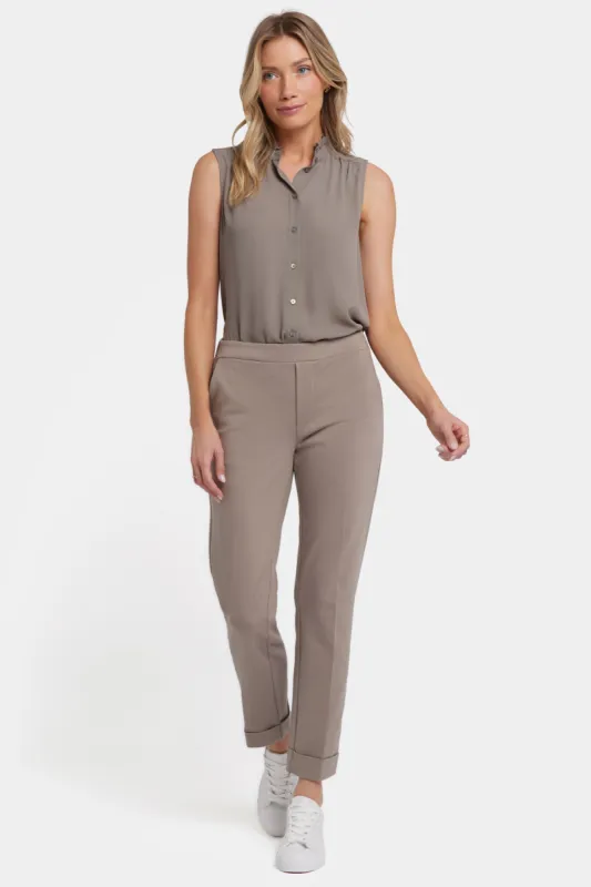 Cassidy Ankle Pull-On Trouser Pants - Saddlewood sold by NYDJ