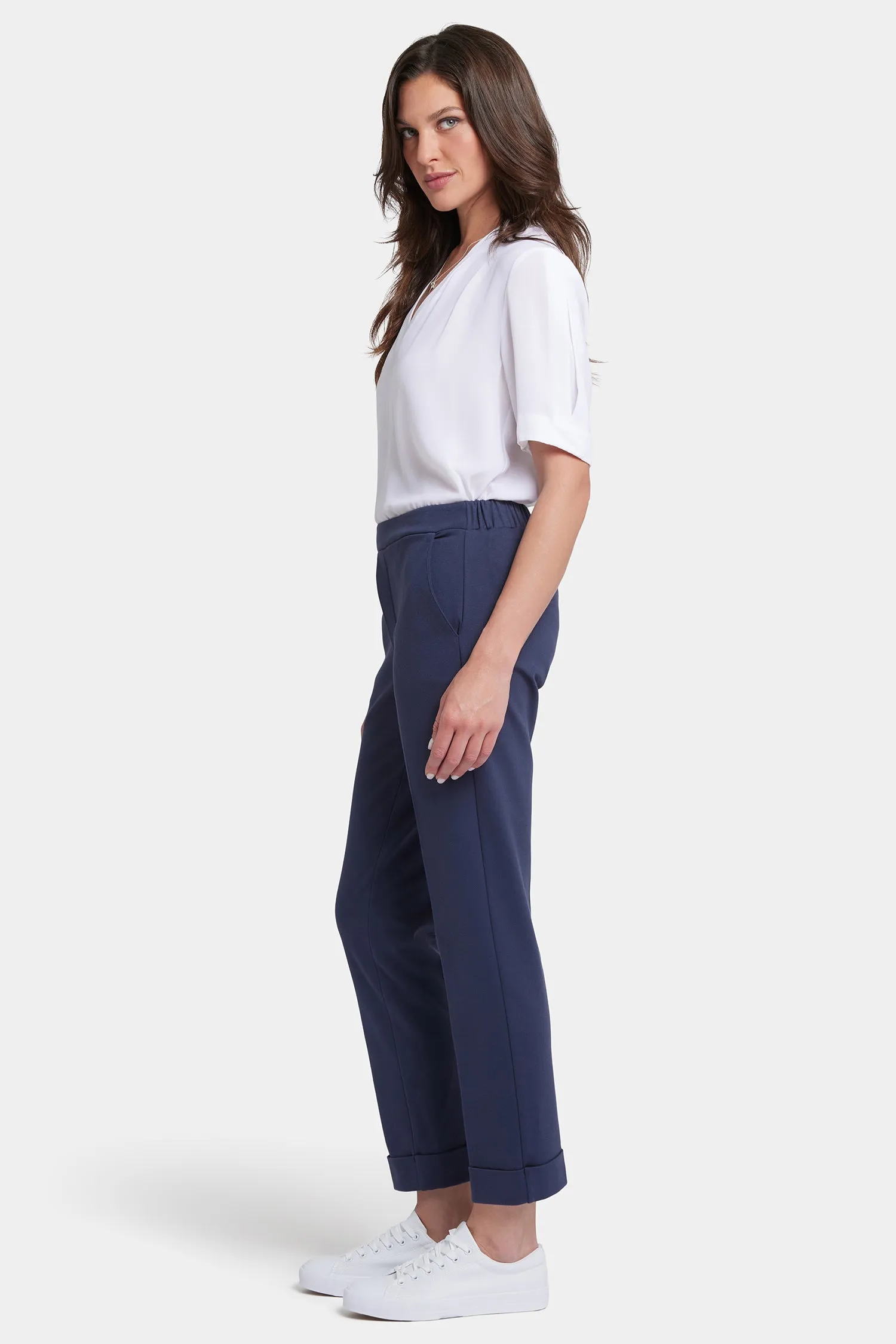 Cassidy Ankle Pull-On Trouser Pants - Oxford Navy sold by NYDJ product image thumbnail 5