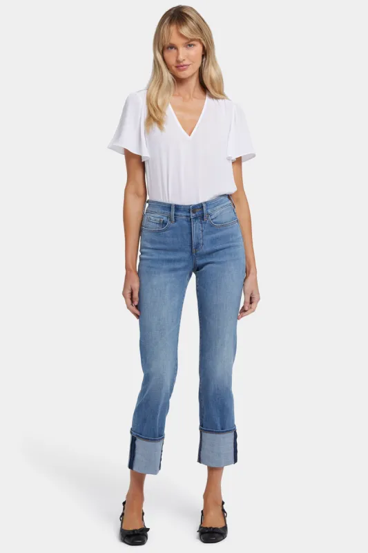 Marilyn Straight Jeans In Petite - Barcelona Breeze sold by NYDJ