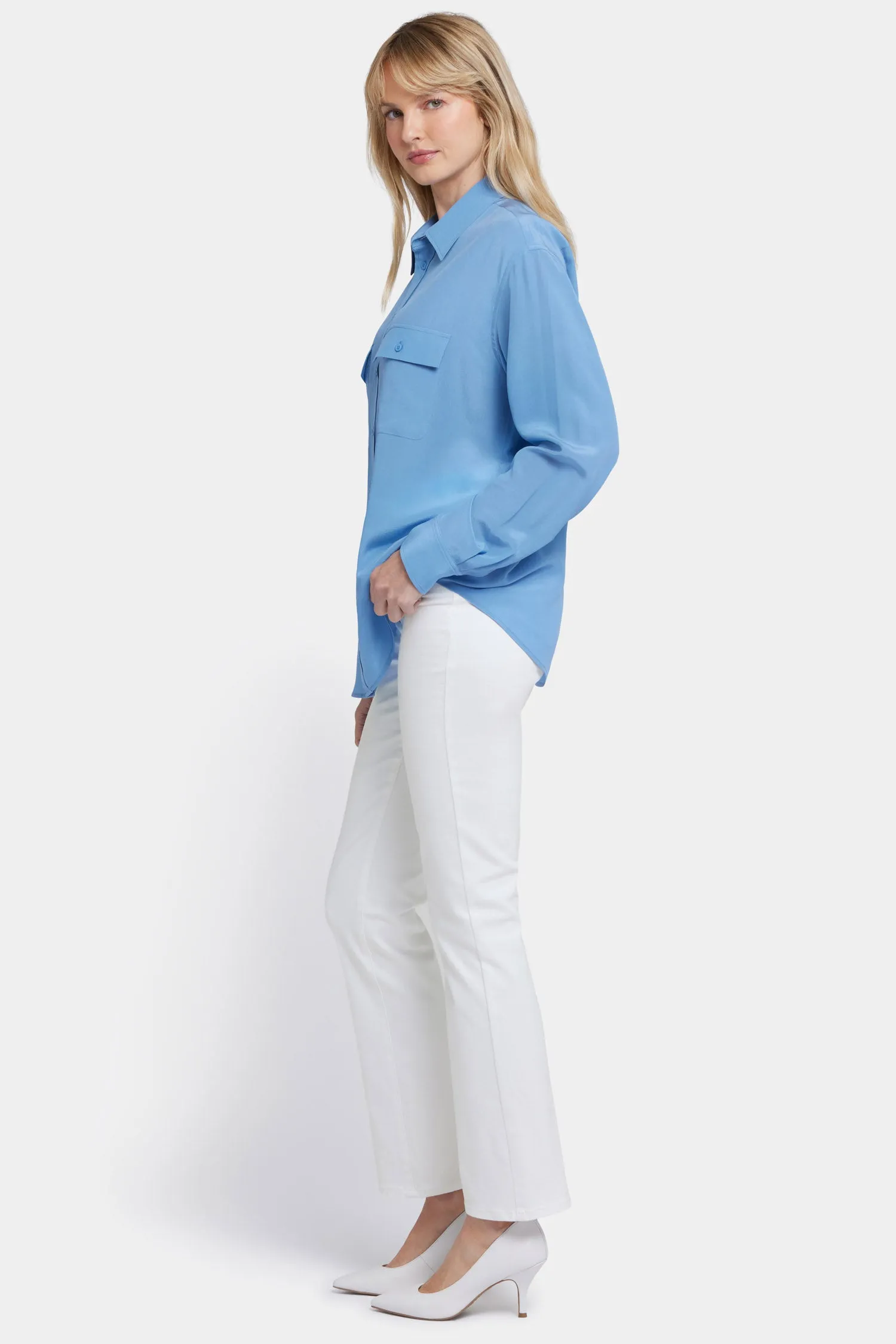 Lauren Silk Blouse - Pacific Coast sold by NYDJ product image thumbnail 3
