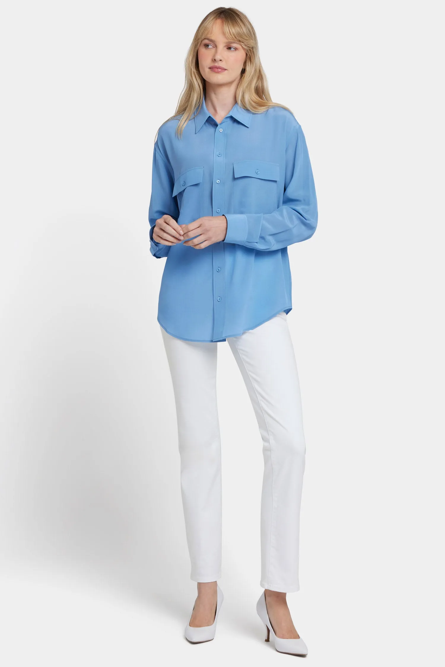 Lauren Silk Blouse - Pacific Coast sold by NYDJ product image thumbnail 5