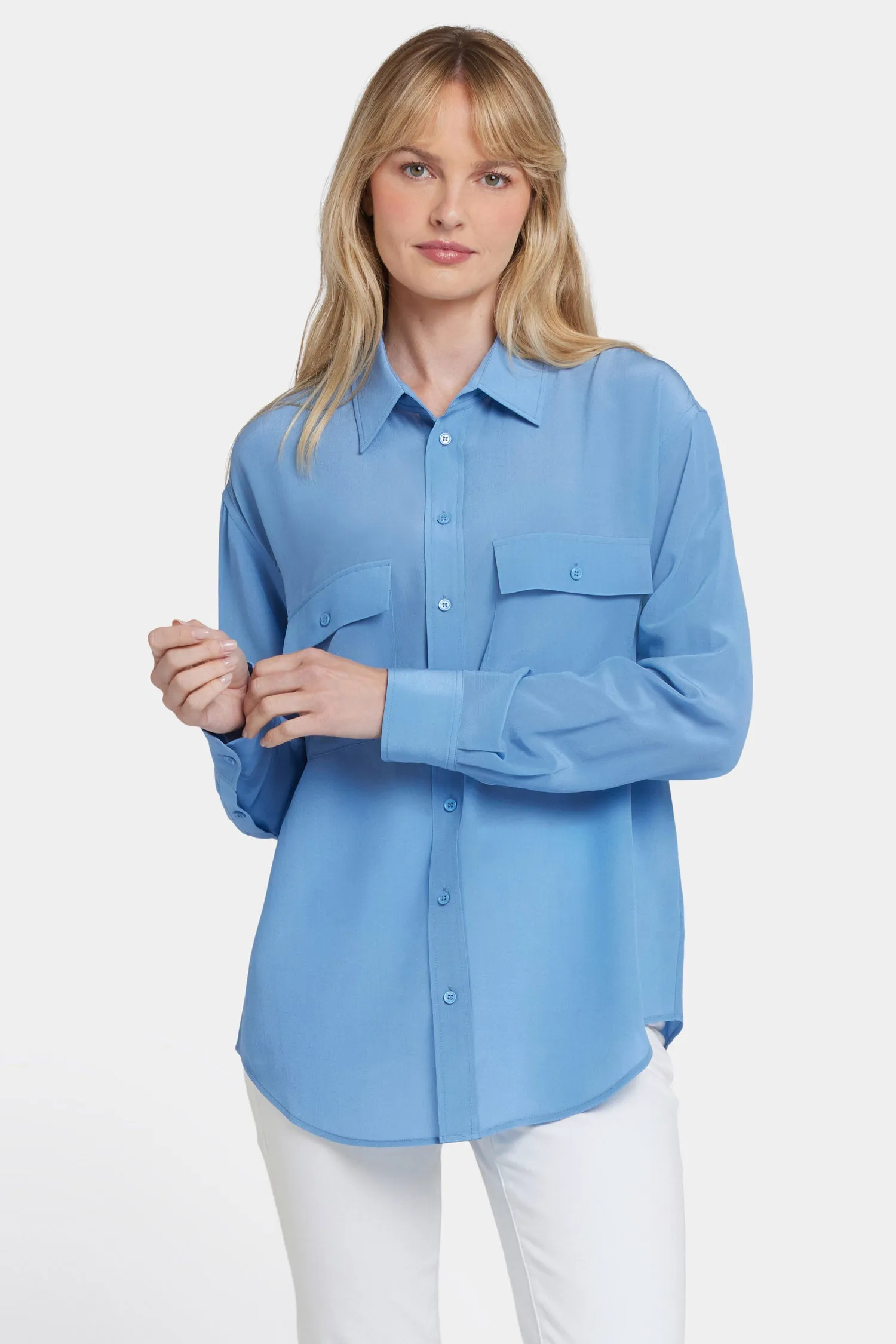 Lauren Silk Blouse - Pacific Coast sold by NYDJ product image thumbnail 4