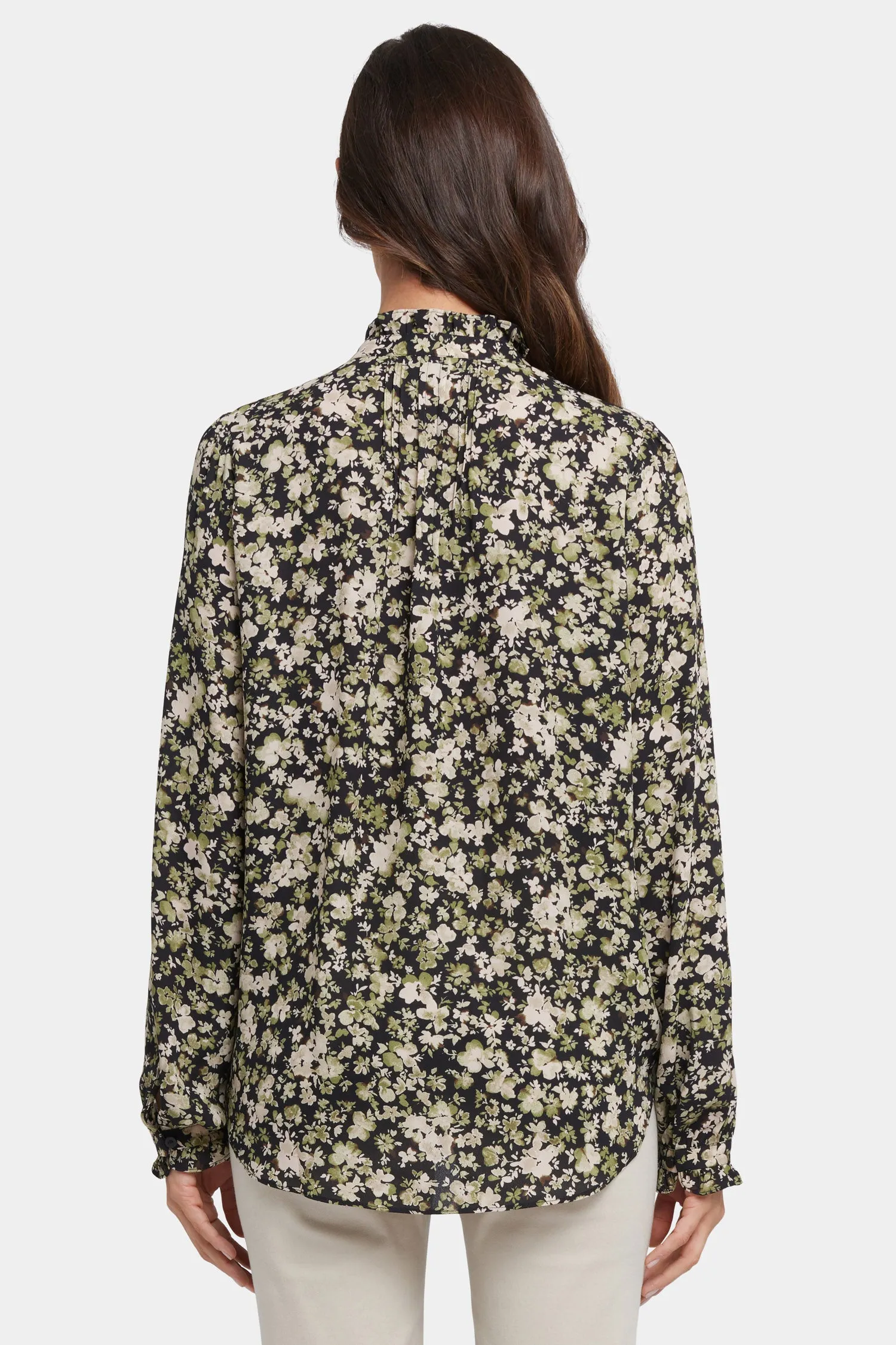 Pleated Front Tunic - Granada Garden sold by NYDJ product image thumbnail 2