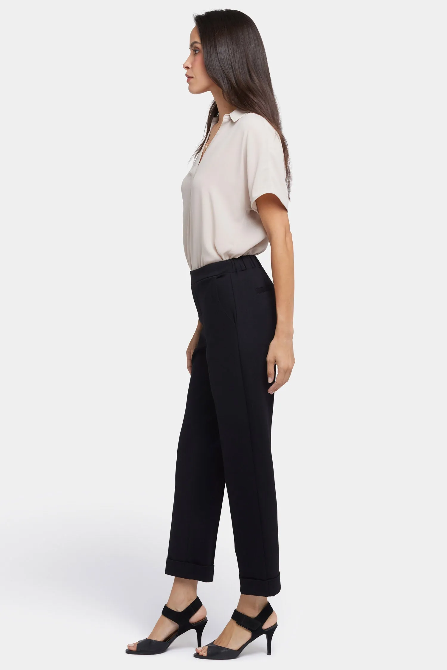 Cassidy Ankle Pull-On Trouser Pants - Black sold by NYDJ product image thumbnail 5