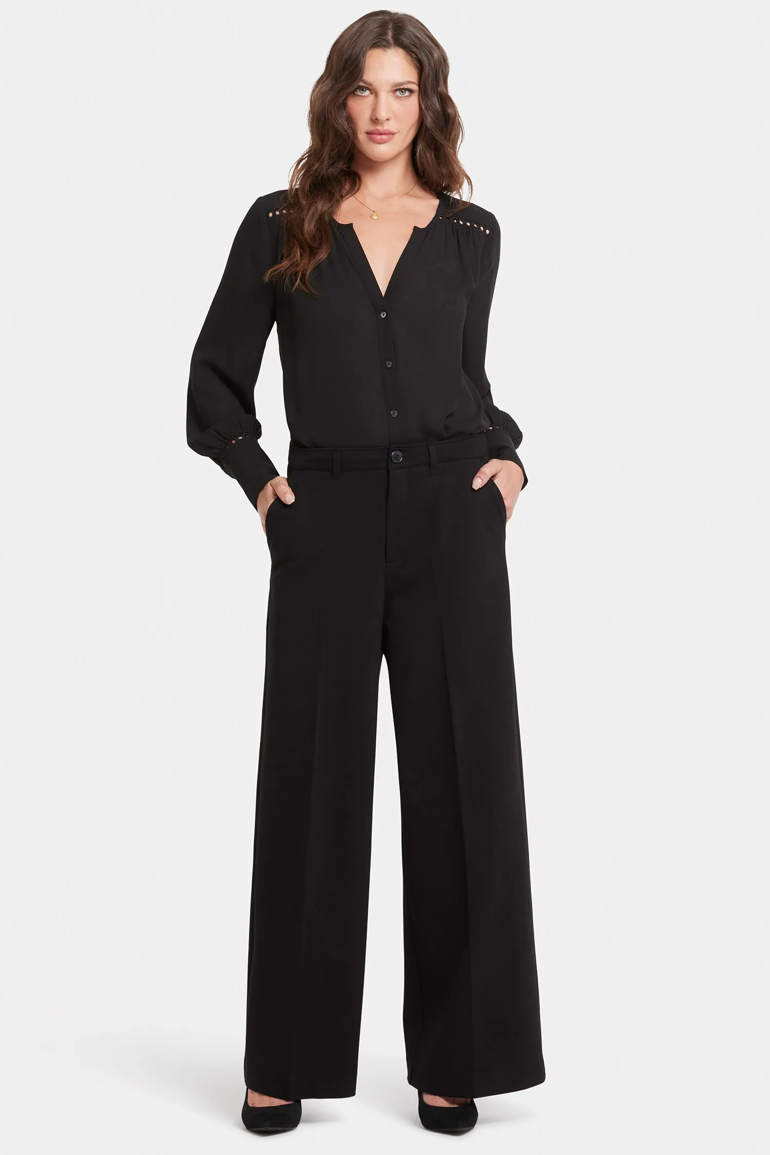 Whitney Trouser Pants In Petite - Black sold by NYDJ product image thumbnail 4