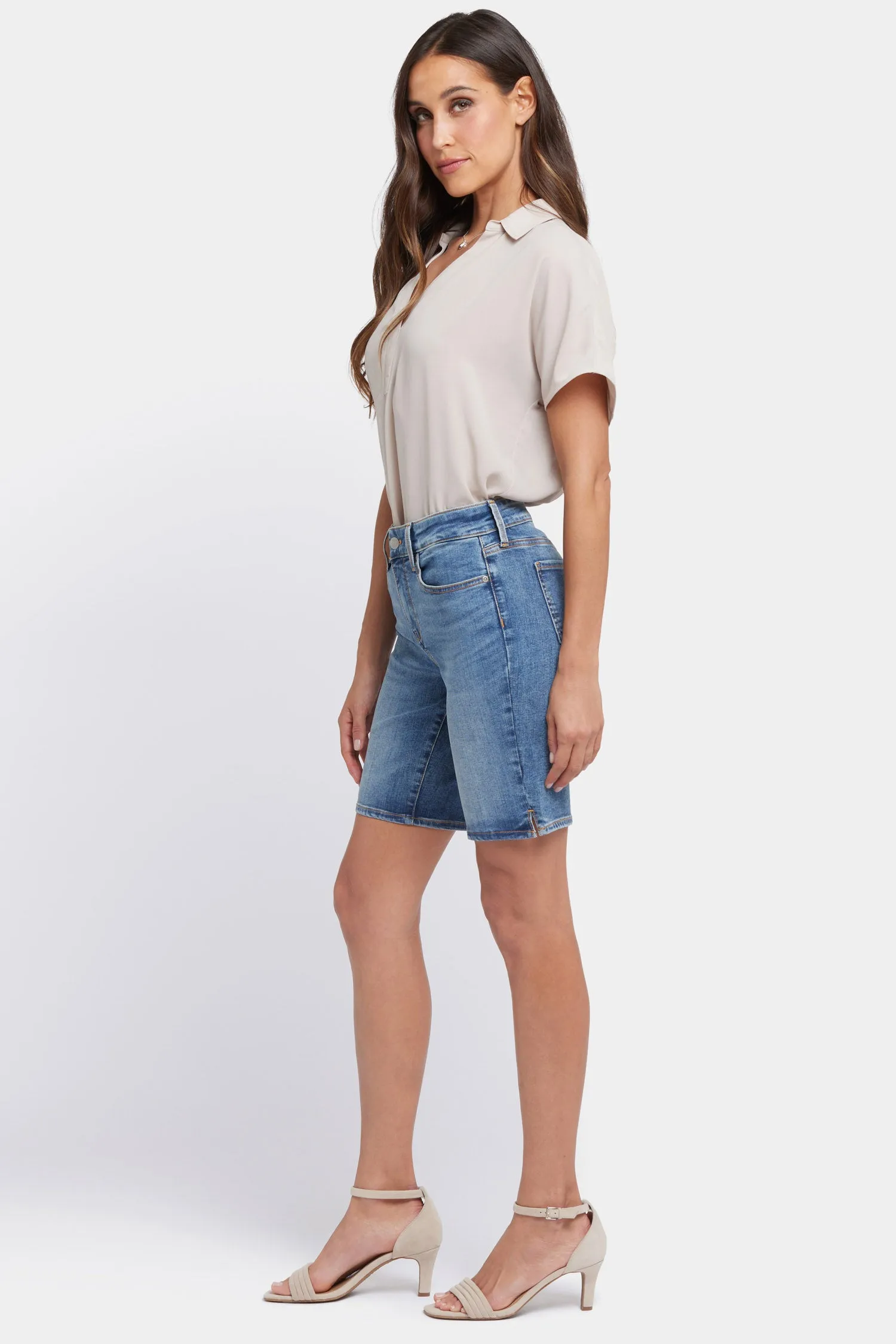 Ella Denim Shorts - Majorca Bay sold by NYDJ product image thumbnail 5