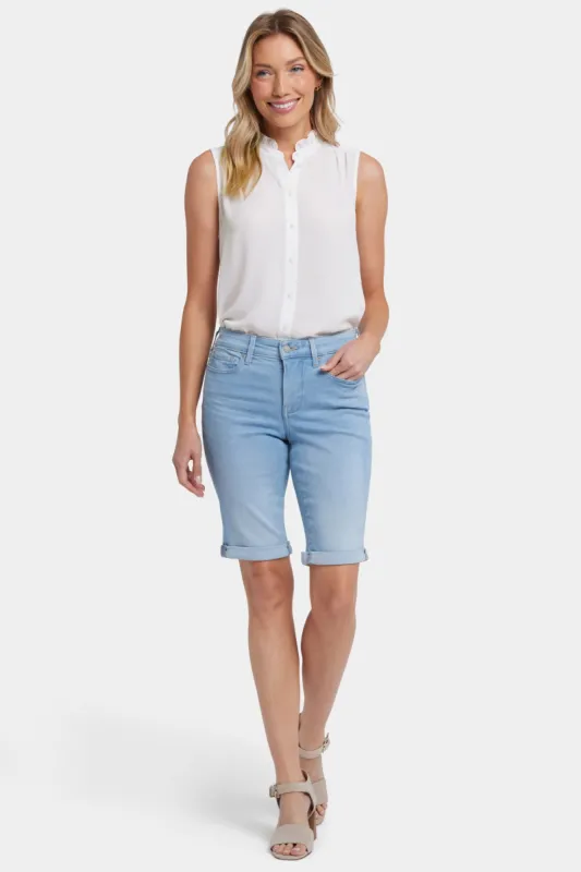 Briella 11 Inch Denim Shorts - Canary Beach sold by NYDJ