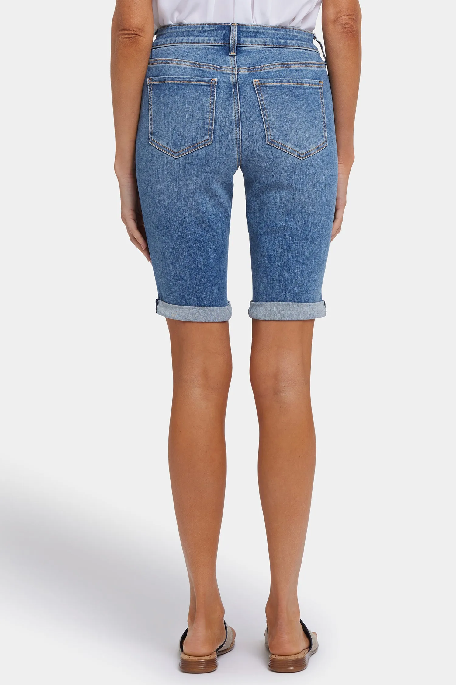 Briella 11 Inch Denim Shorts - Barcelona Breeze sold by NYDJ product image thumbnail 2