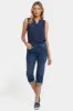 Marilyn Straight Crop Jeans In Petite - Rio Rapids sold by NYDJ