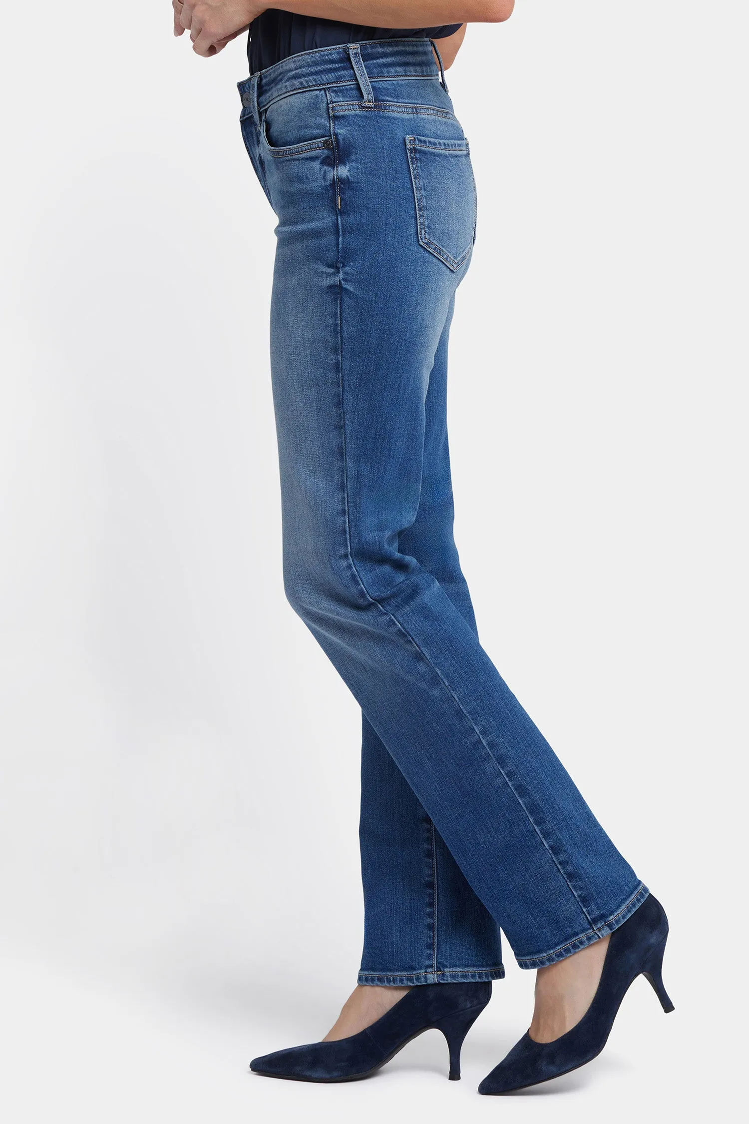 Marilyn Straight Jeans In Petite - Picasso Lake sold by NYDJ product image thumbnail 3