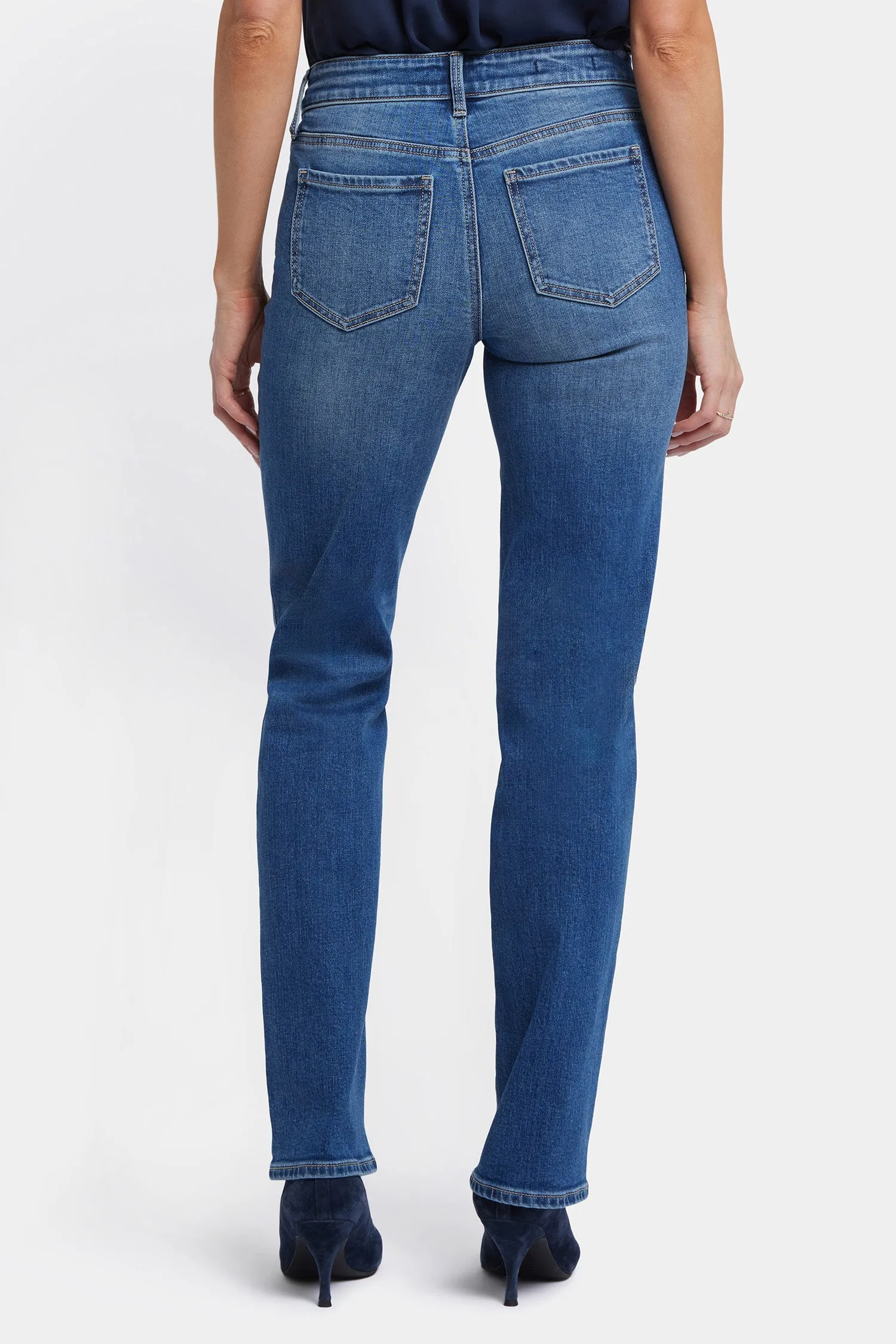 Marilyn Straight Jeans In Petite - Picasso Lake sold by NYDJ product image thumbnail 2