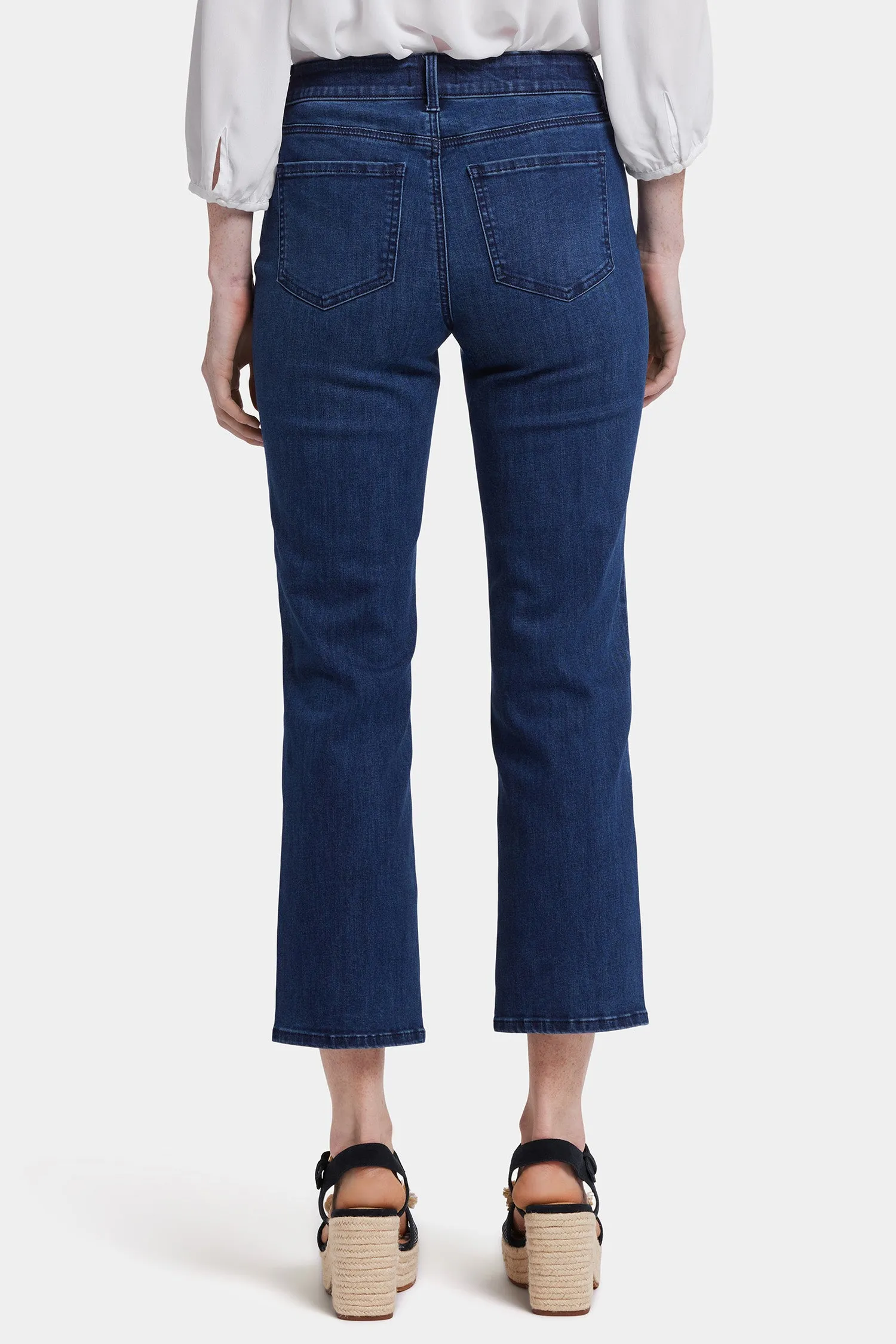 Marilyn Straight Ankle Jeans In Petite - Ibiza Blues sold by NYDJ product image thumbnail 2