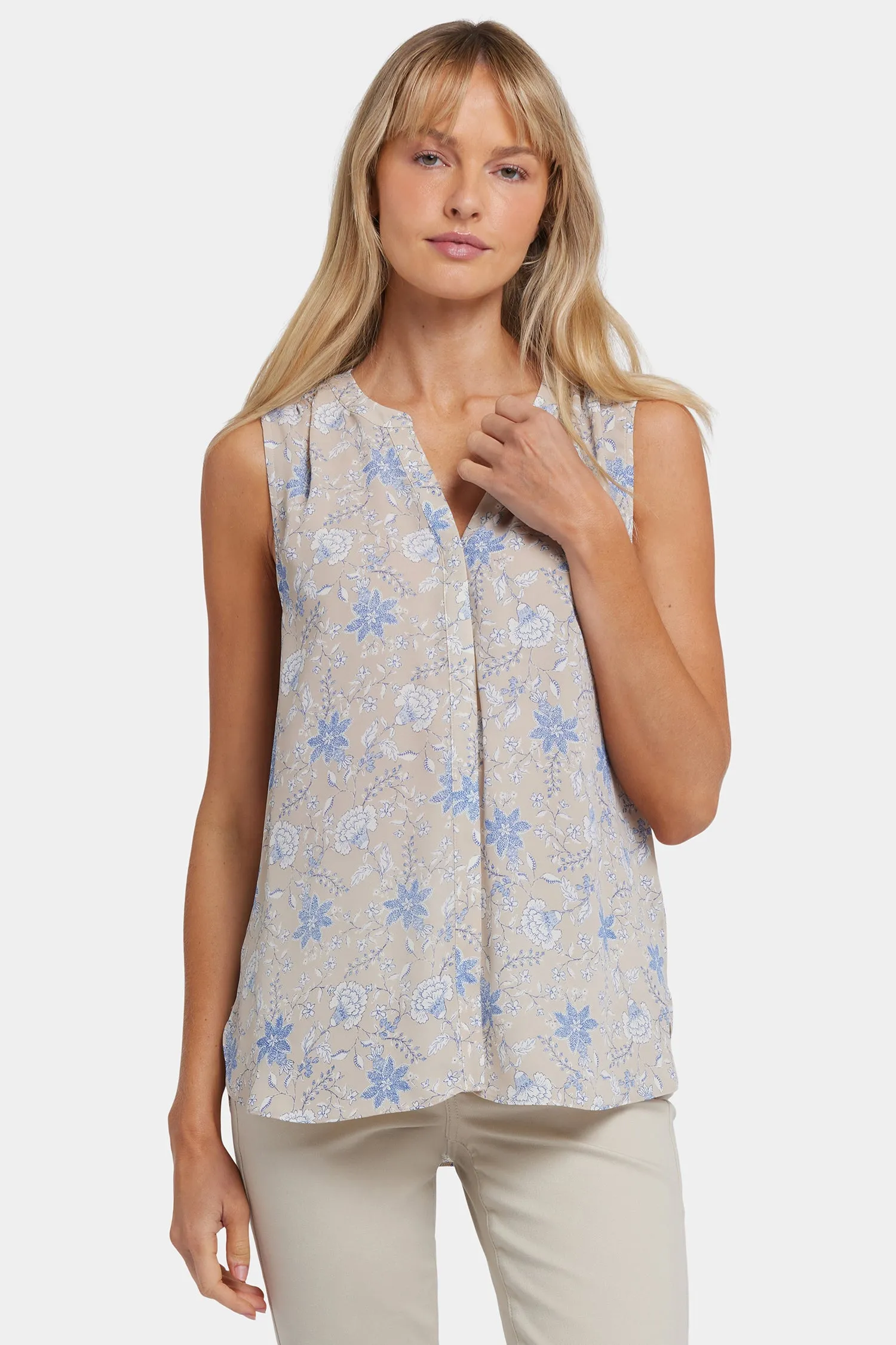 Sleeveless Pintuck Blouse - Antonia sold by NYDJ