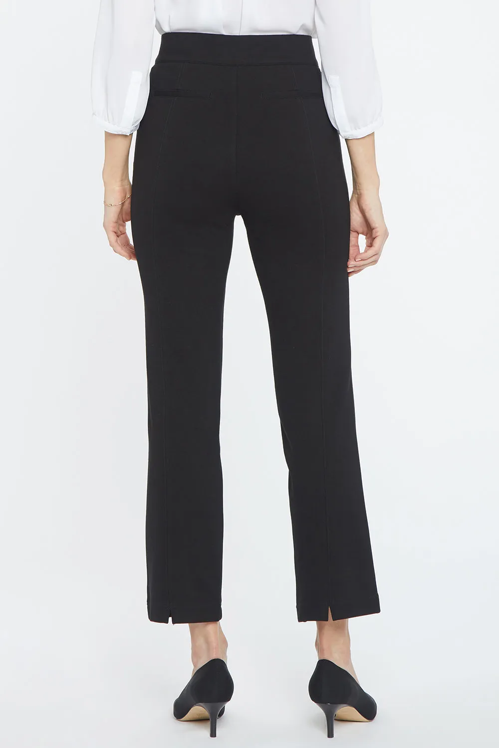 Pull-On Straight Crop Pants - Black sold by NYDJ product image thumbnail 2