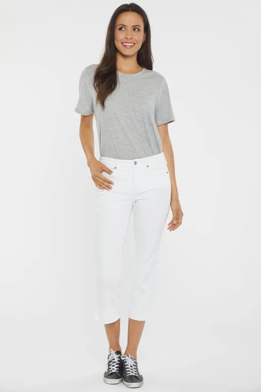 Chloe Capri Jeans In Petite - Optic White sold by NYDJ