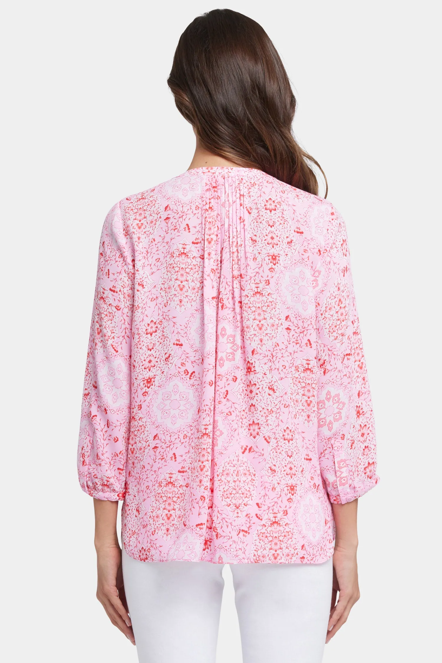 Pintuck Blouse - Isla Magica sold by NYDJ product image thumbnail 2