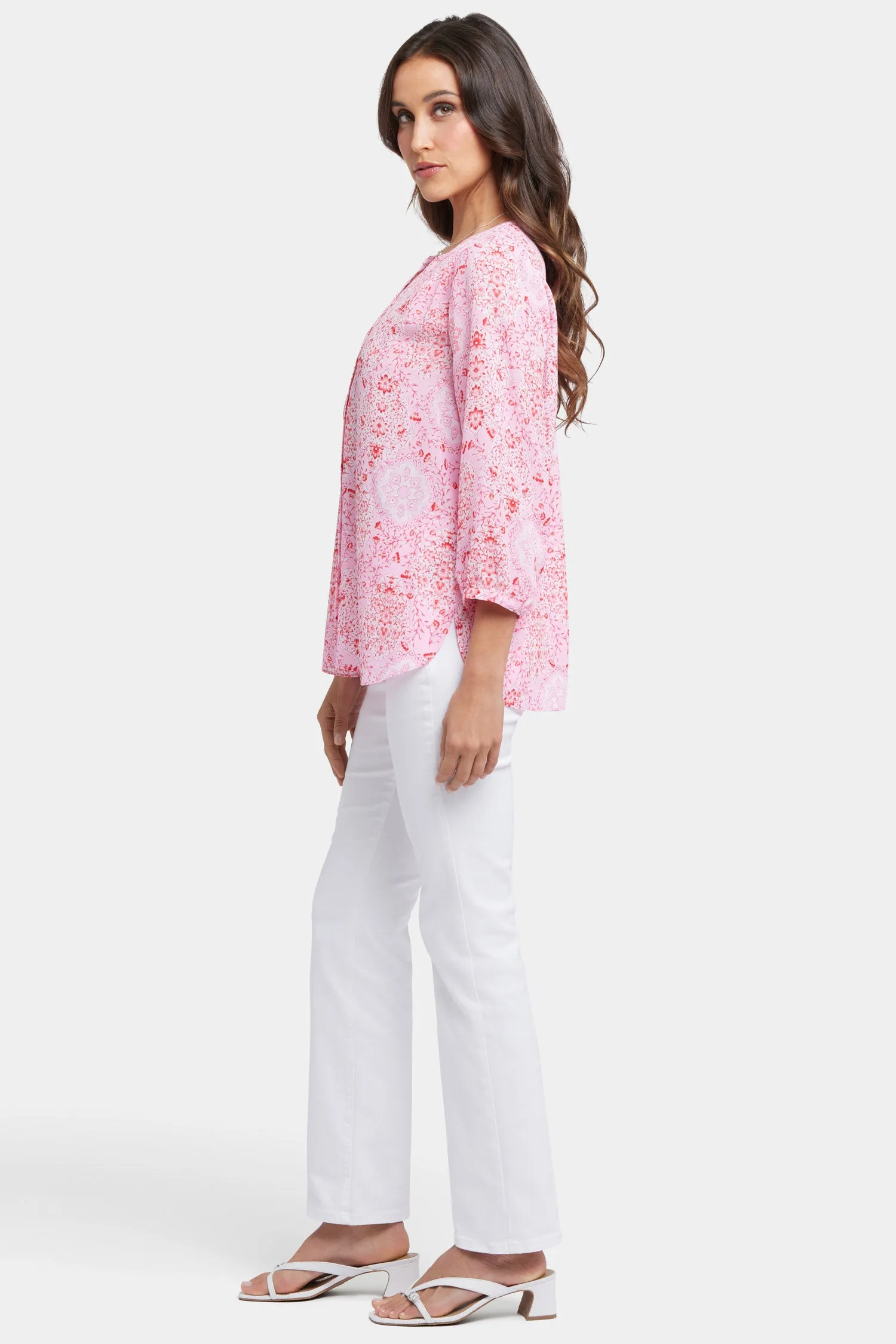 Pintuck Blouse - Isla Magica sold by NYDJ product image thumbnail 3