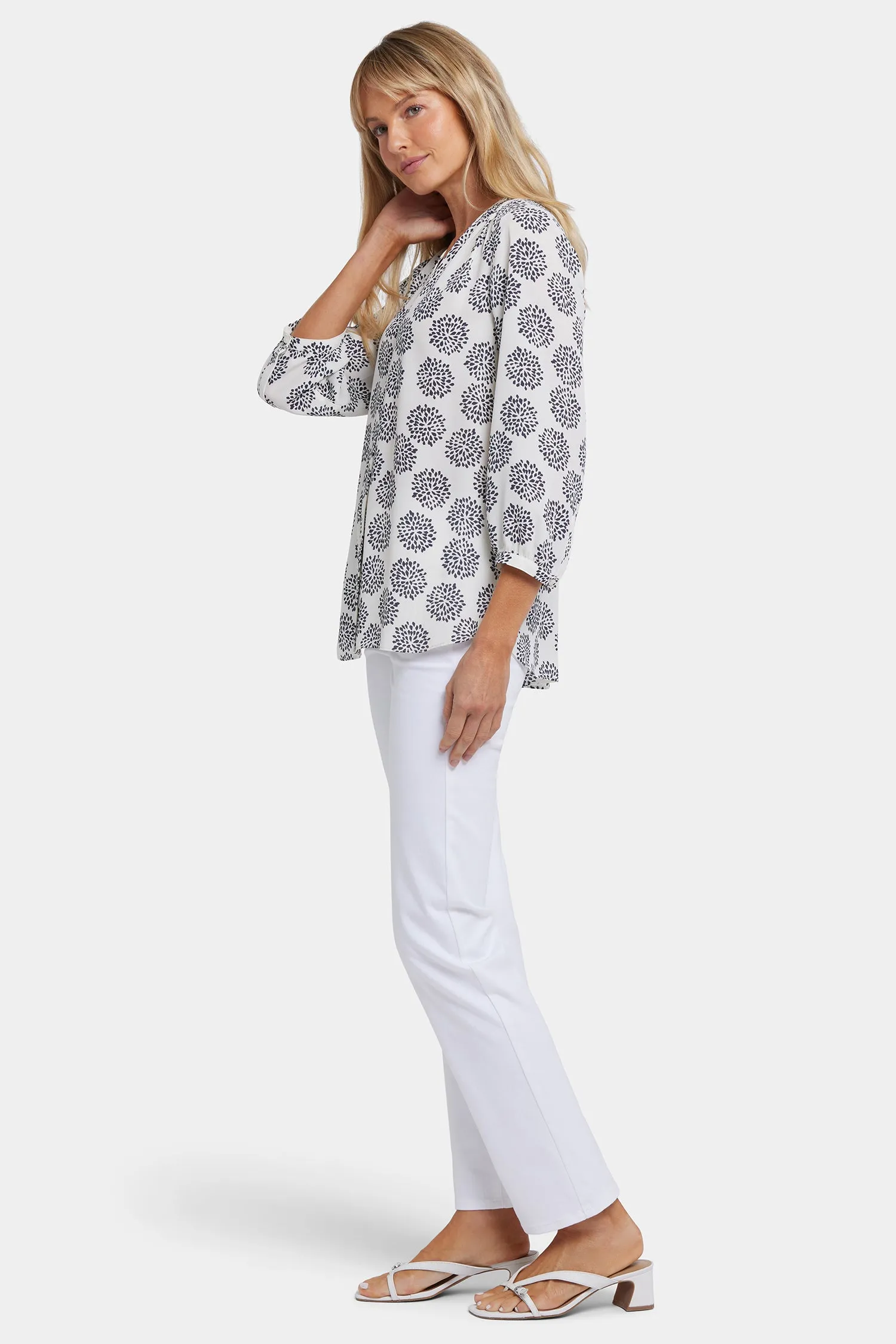 Pintuck Blouse - La Casa Blanca sold by NYDJ product image thumbnail 3