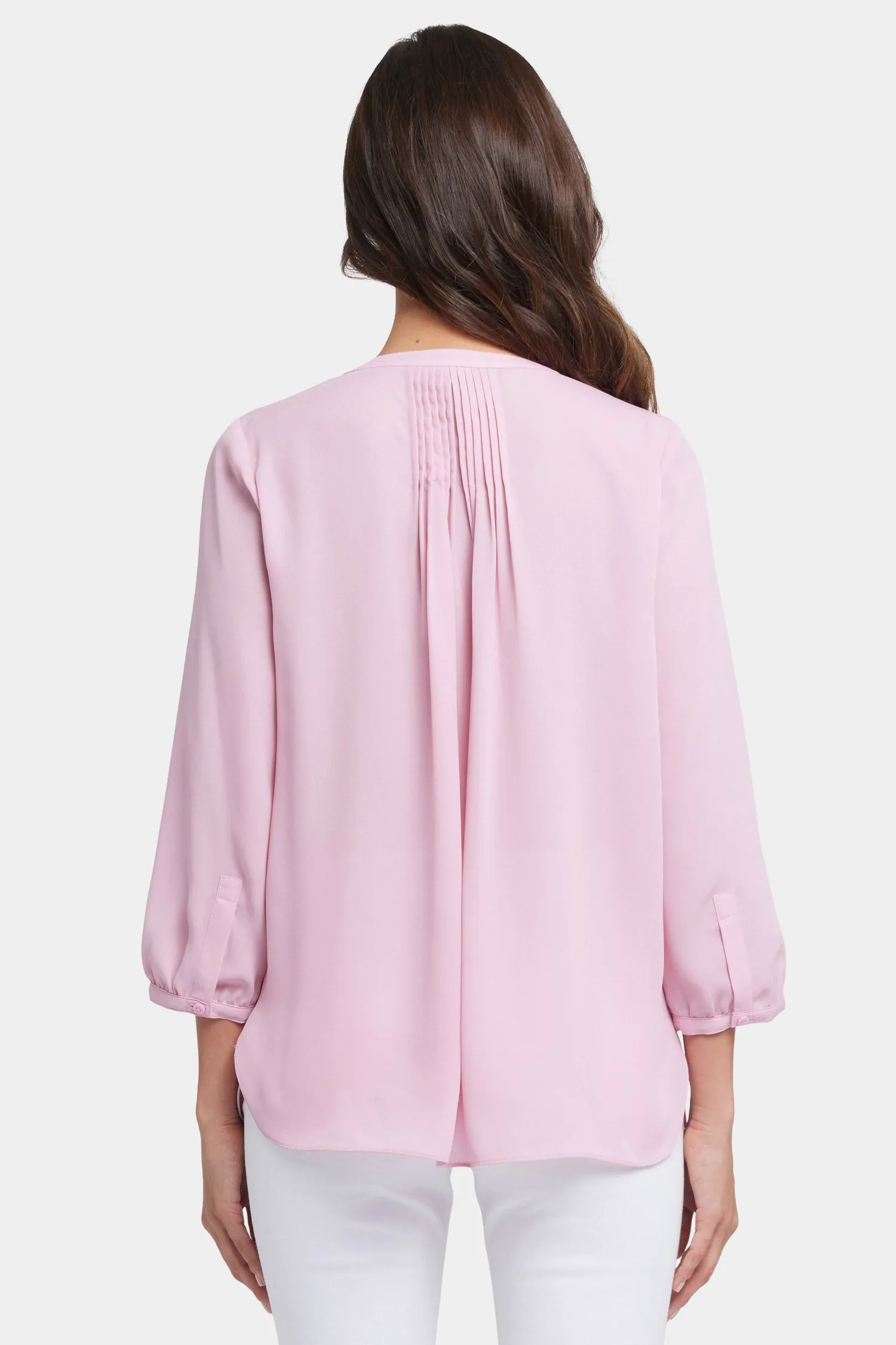 Pintuck Blouse - Pink Nectar sold by NYDJ product image thumbnail 2