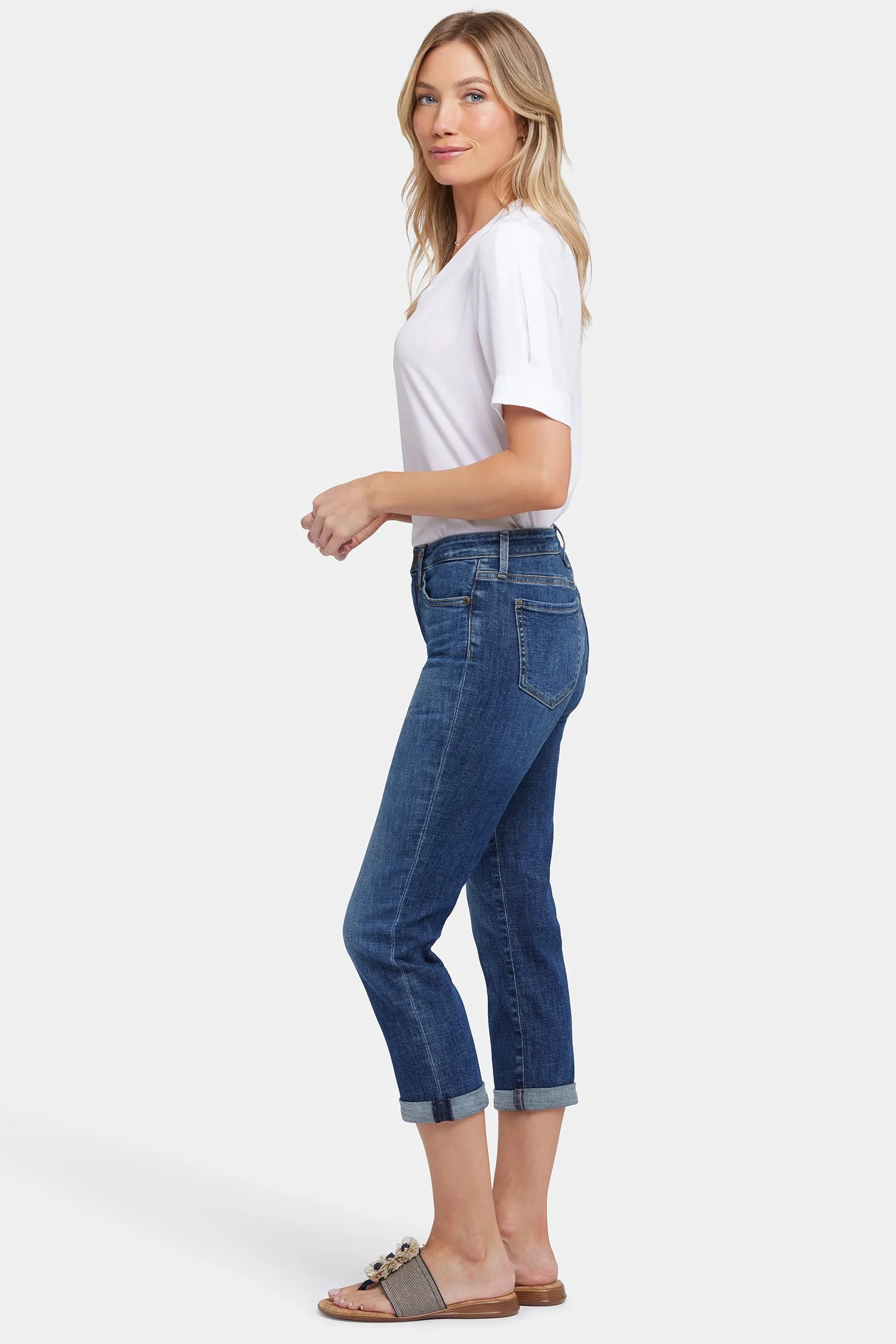 Chloe Skinny Capri Jeans - Asturia Shore sold by NYDJ product image thumbnail 5