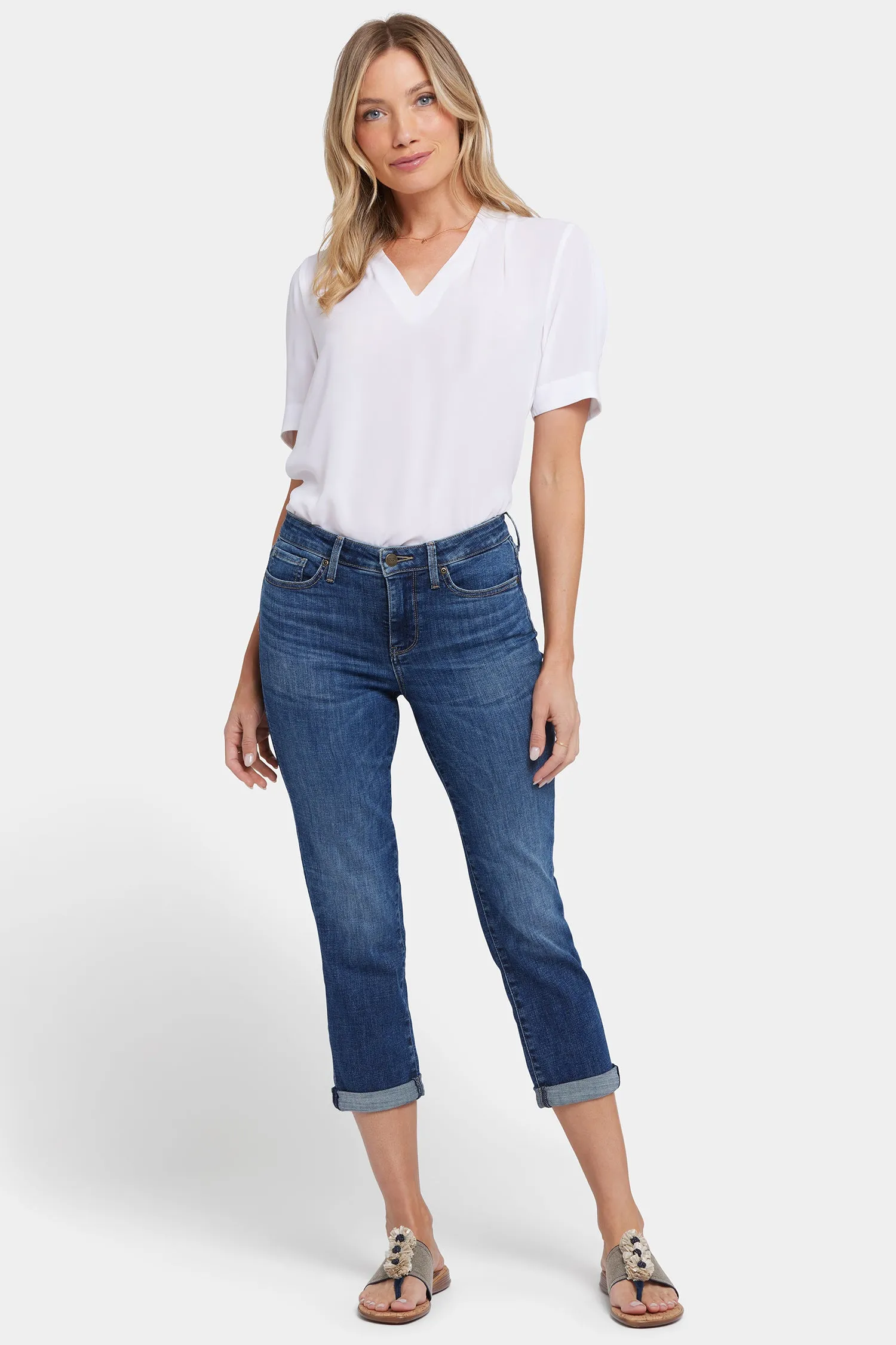 Chloe Skinny Capri Jeans - Asturia Shore sold by NYDJ