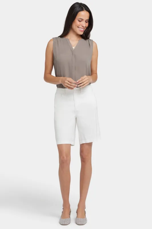 5 Pocket Bermuda Shorts - White made by NYDJ