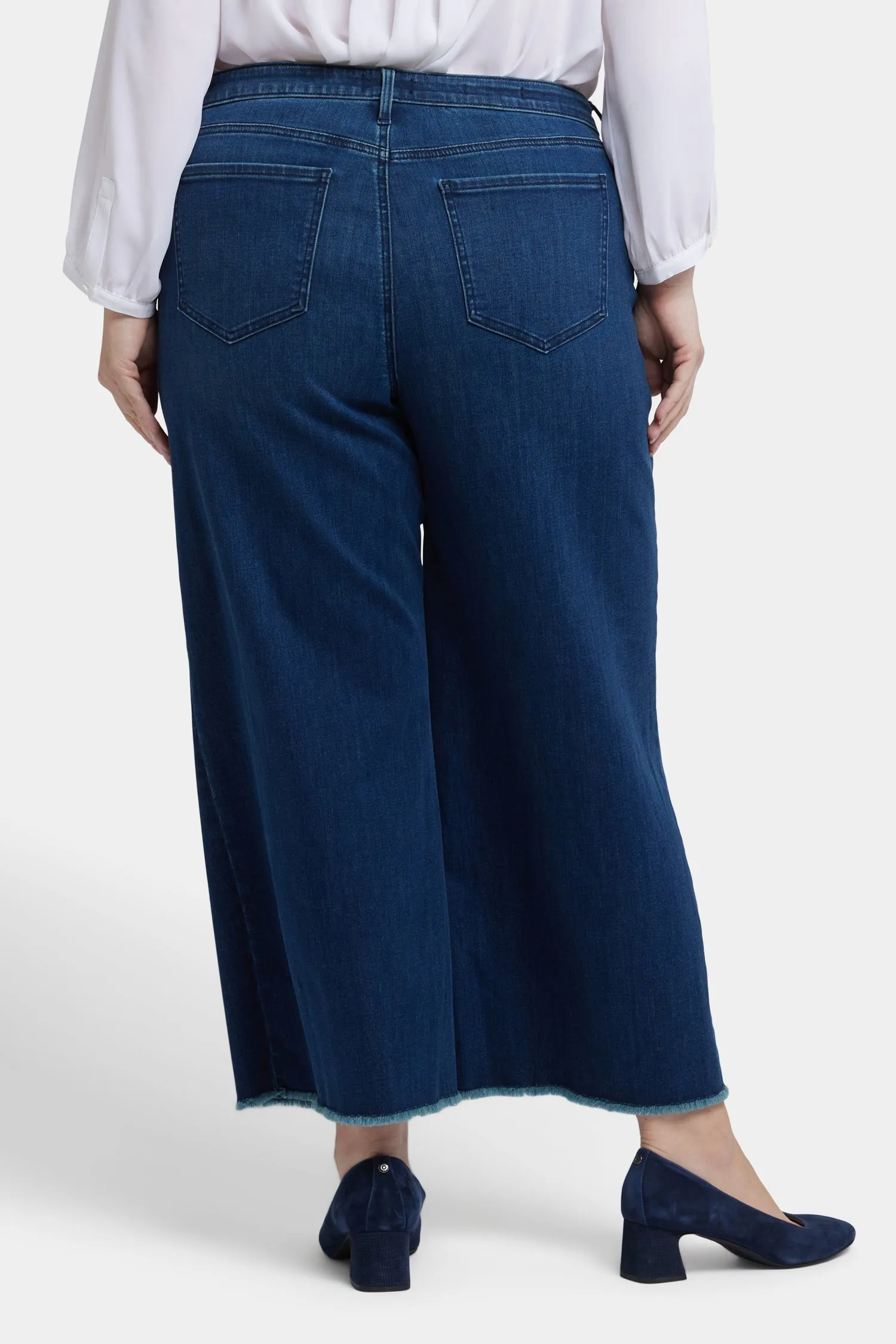Teresa Wide Leg Ankle Jeans In Plus Size - Ibiza Blues sold by NYDJ product image thumbnail 2