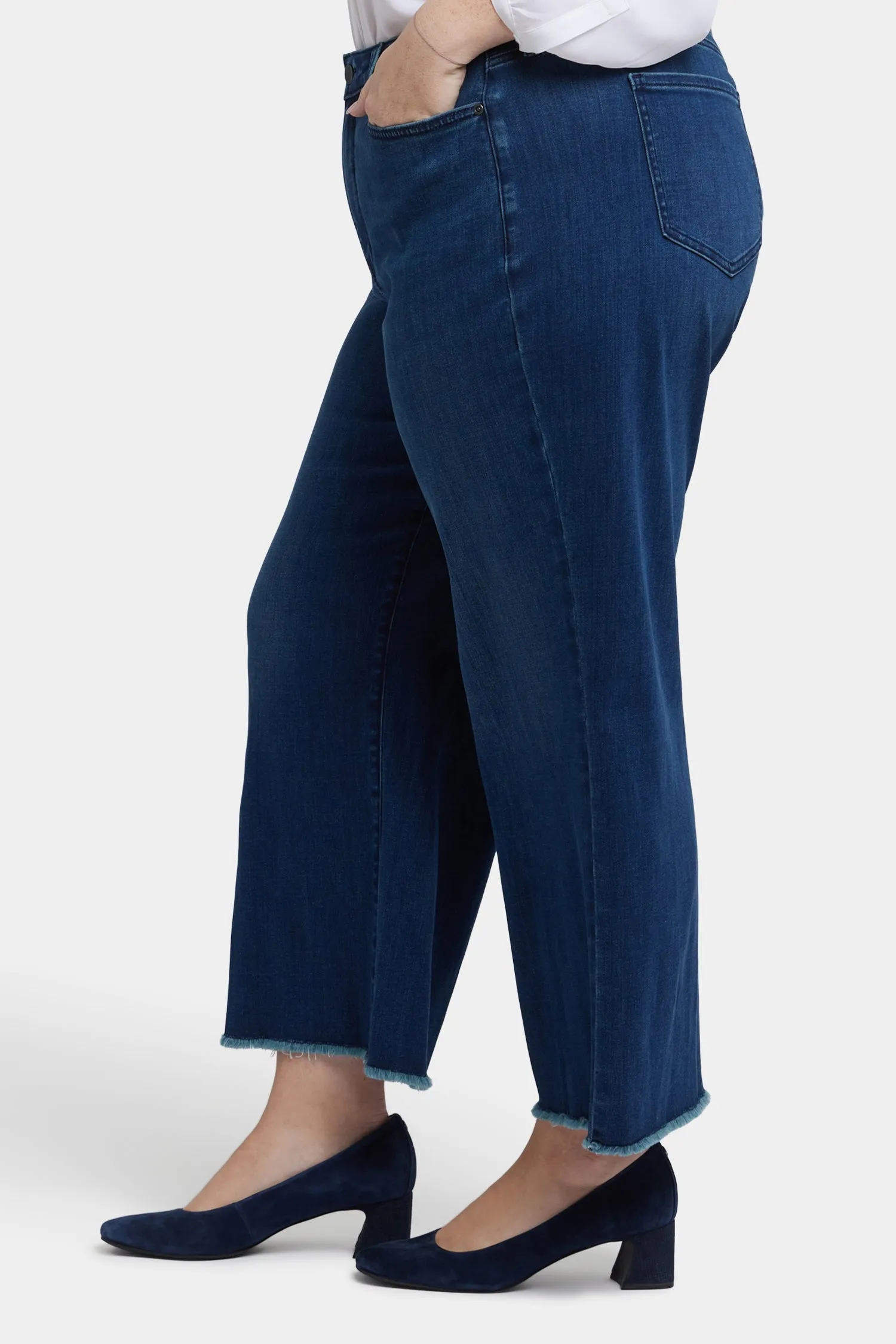Teresa Wide Leg Ankle Jeans In Plus Size - Ibiza Blues sold by NYDJ product image thumbnail 3