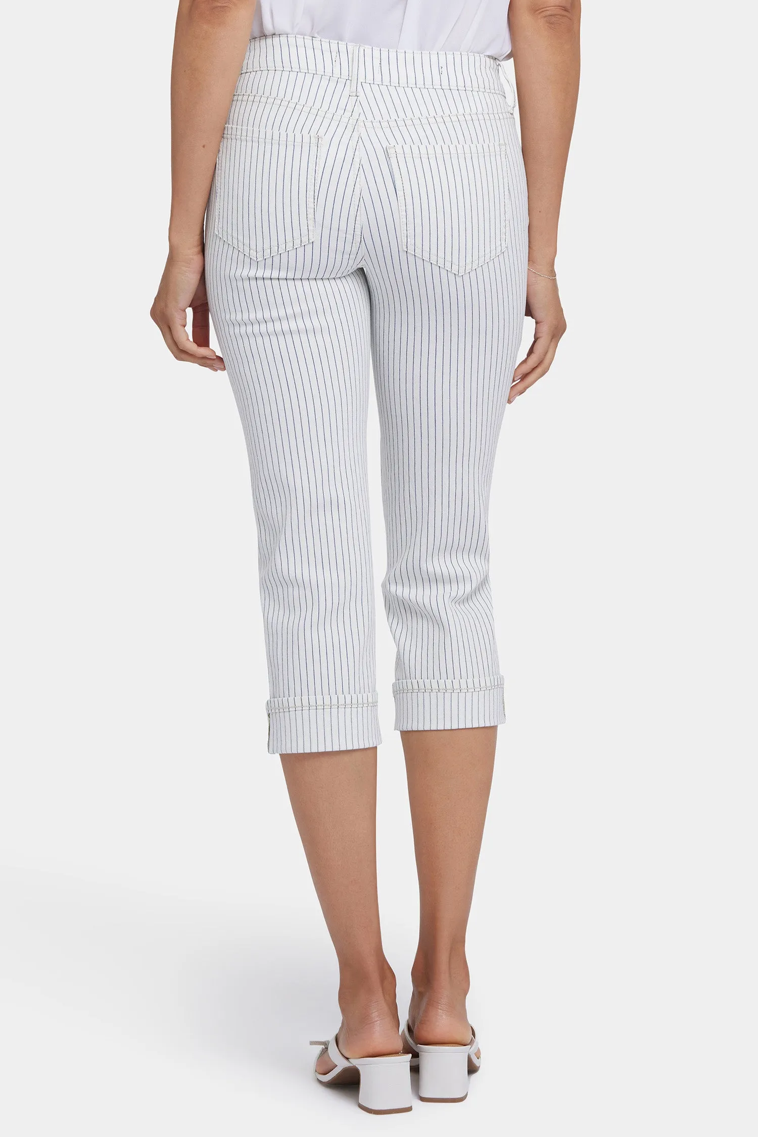 Marilyn Straight Crop Jeans In Petite - Palencia Stripe sold by NYDJ product image thumbnail 2