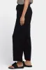 Relaxed Drawstring Pull-On Pants In Petite - Black sold by NYDJ