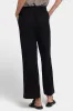 Relaxed Drawstring Pull-On Pants In Petite - Black sold by NYDJ