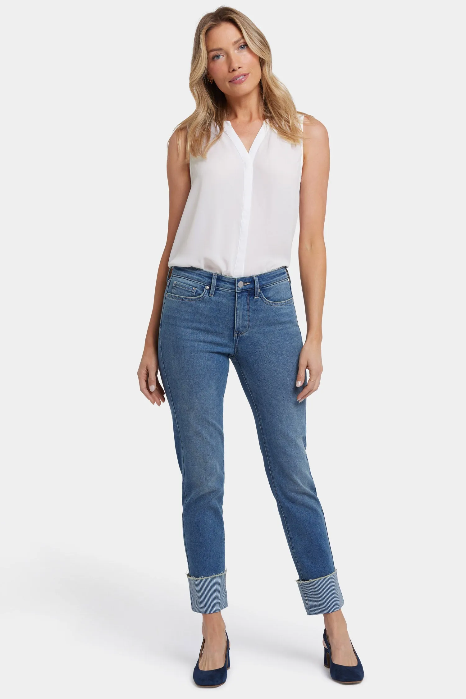 Sheri Slim Ankle Jeans - Costa Brava sold by NYDJ product image thumbnail 4