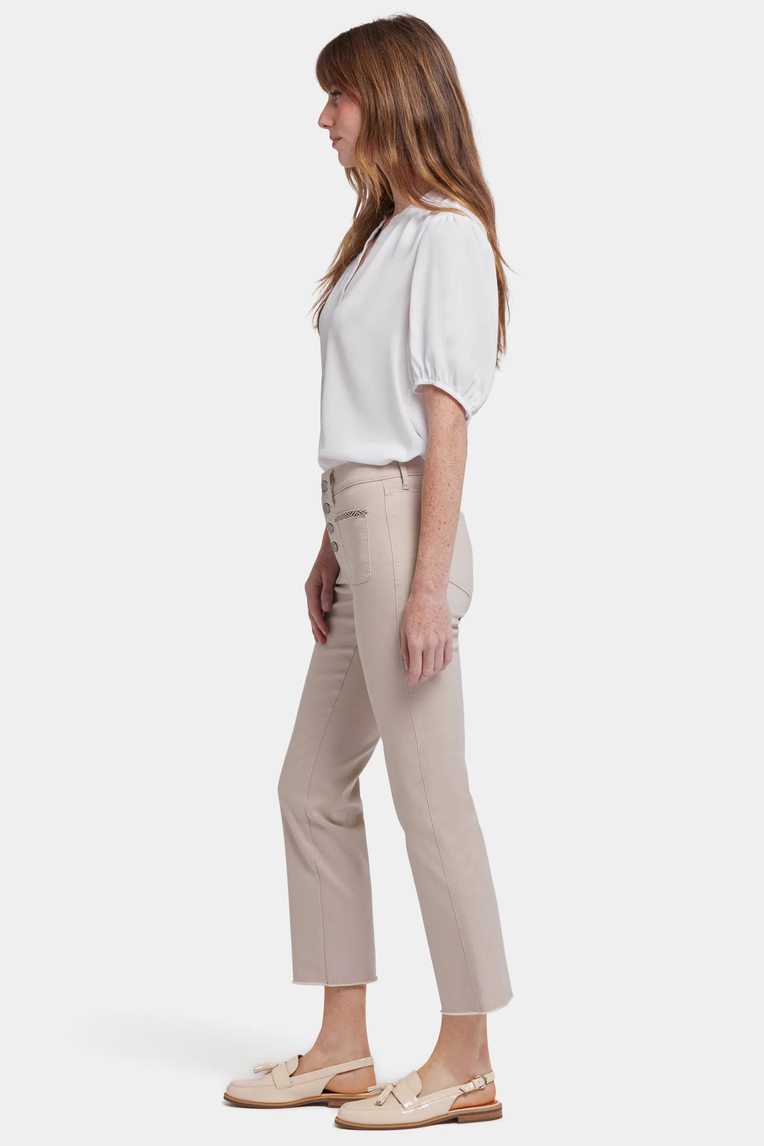 Marilyn Straight Ankle Jeans - Feather sold by NYDJ product image thumbnail 5