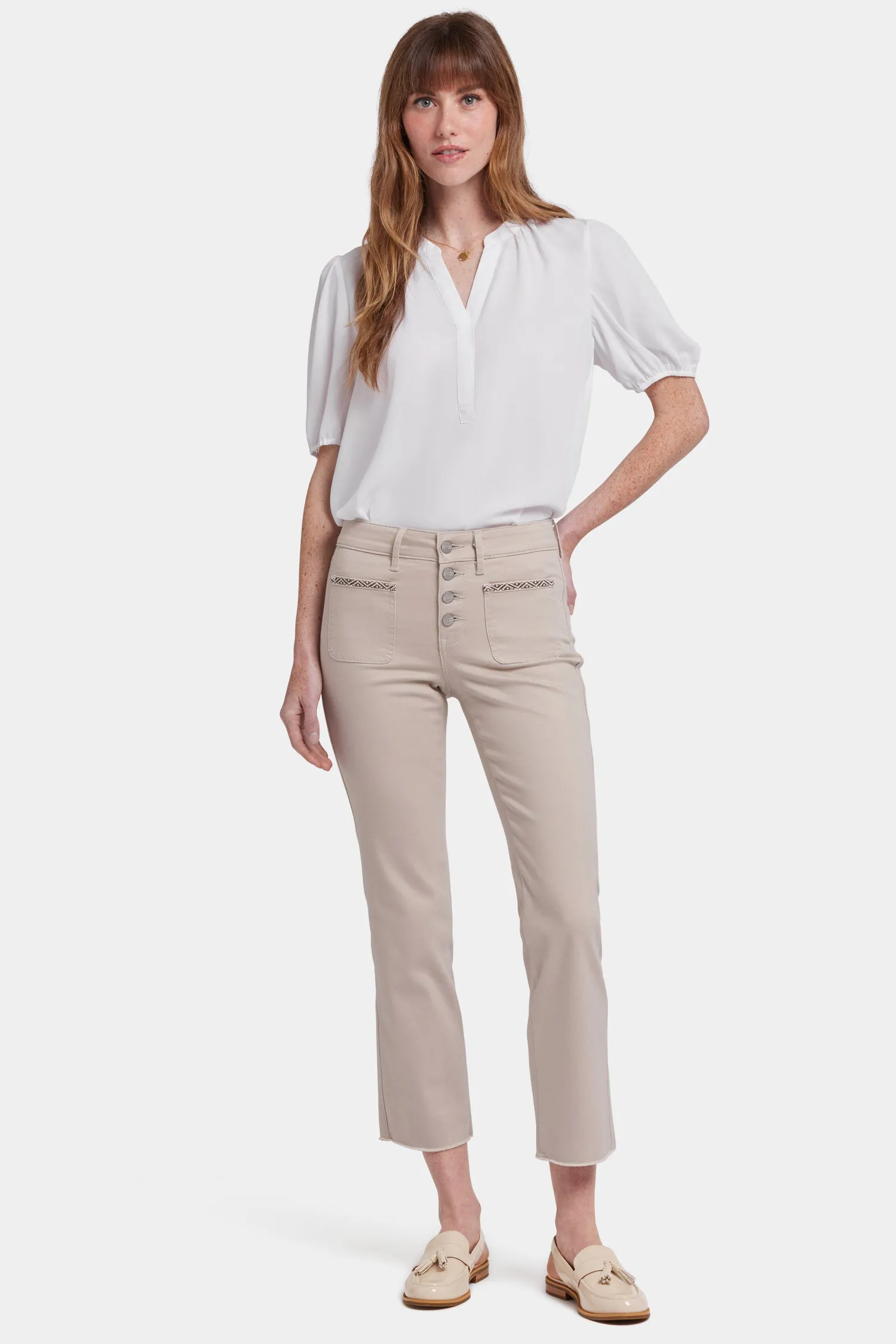 Marilyn Straight Ankle Jeans - Feather sold by NYDJ