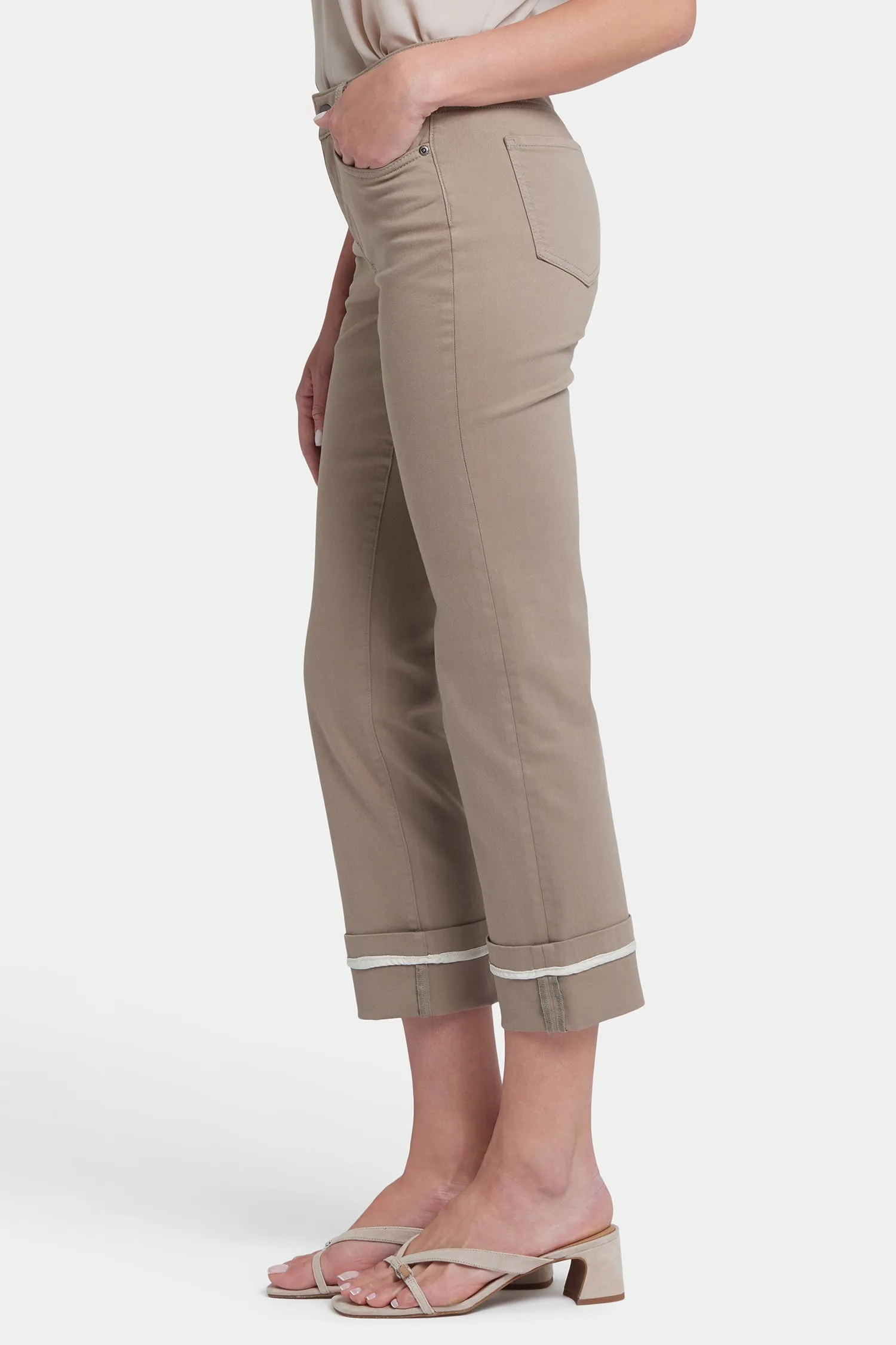 Marilyn Straight Ankle Jeans - Saddlewood sold by NYDJ product image thumbnail 3