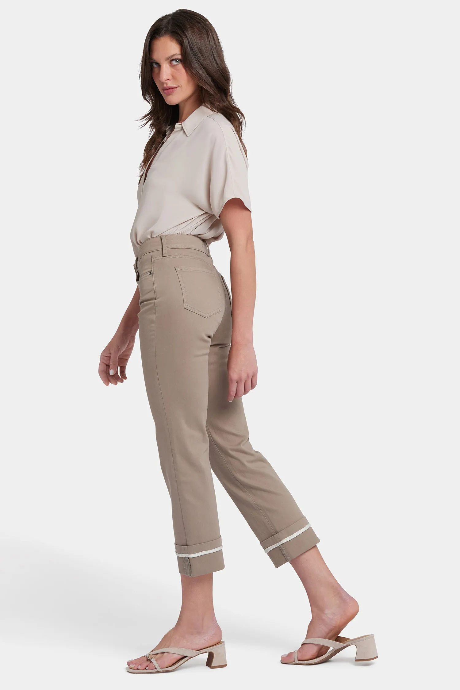 Marilyn Straight Ankle Jeans - Saddlewood sold by NYDJ product image thumbnail 5