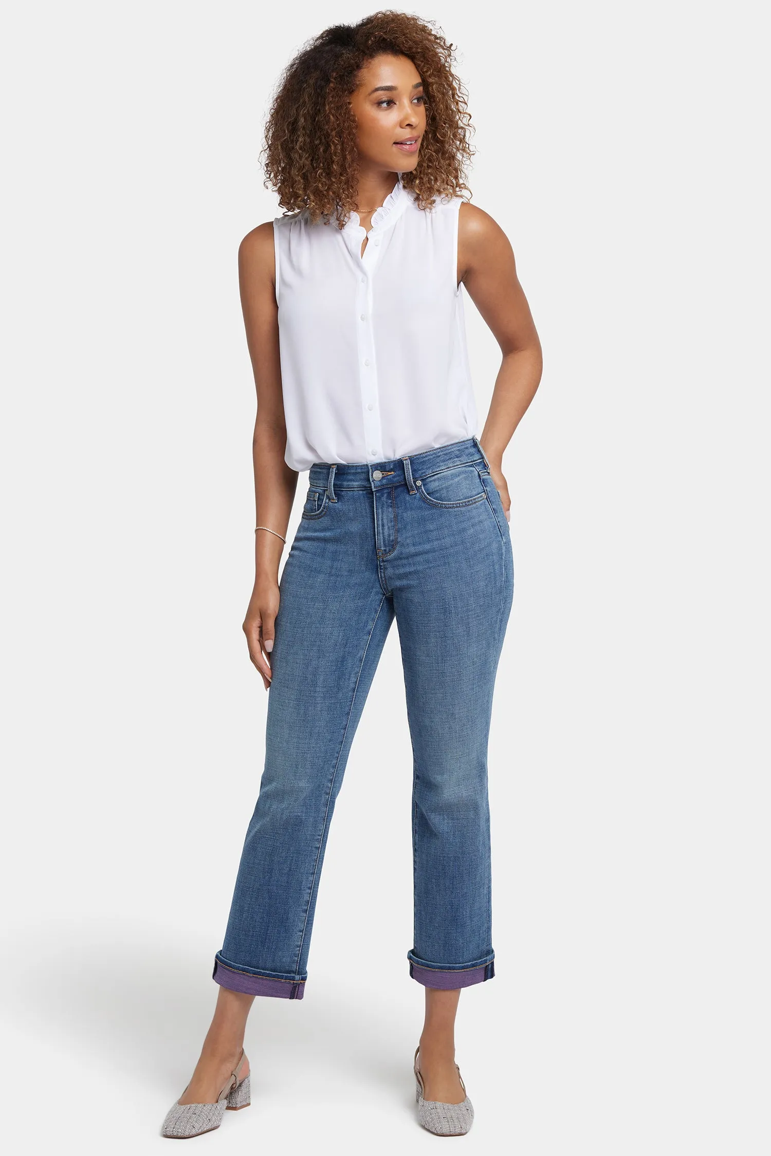 Marilyn Straight Ankle Jeans - Majorca Bay sold by NYDJ