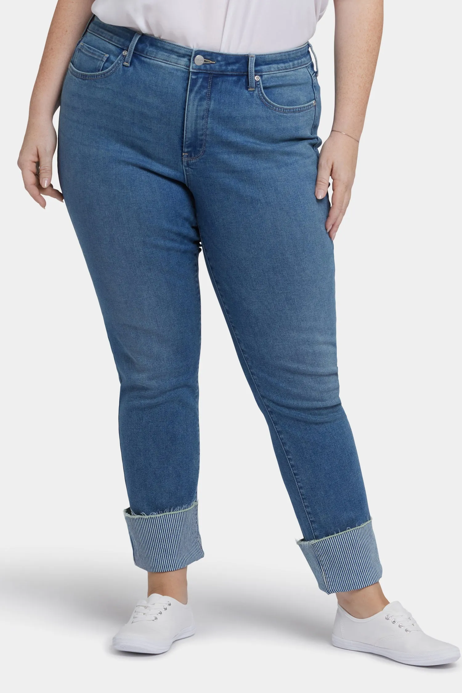 Sheri Slim Ankle Jeans In Plus Size - Costa Brava sold by NYDJ product image thumbnail 4