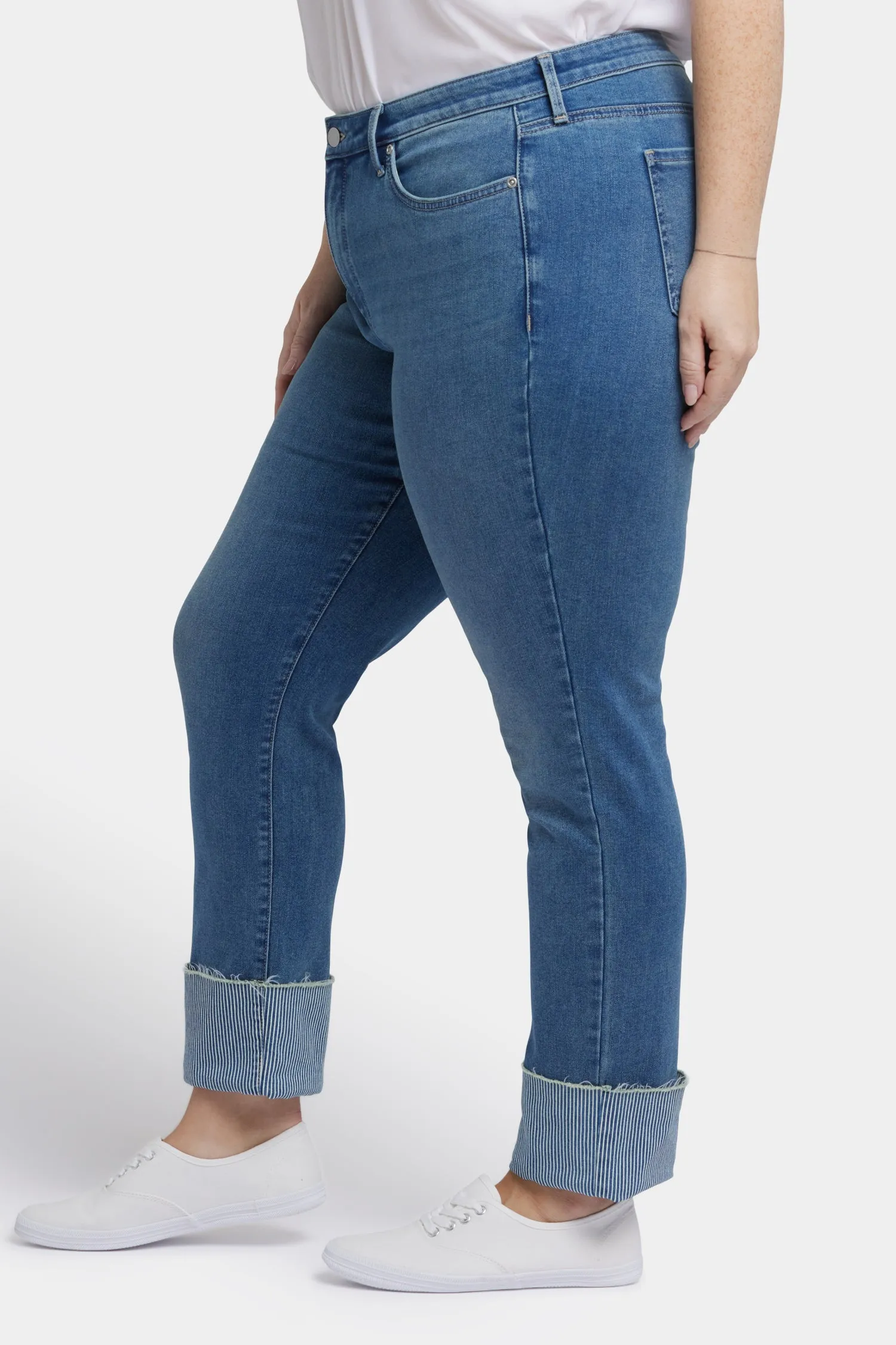 Sheri Slim Ankle Jeans In Plus Size - Costa Brava sold by NYDJ product image thumbnail 3