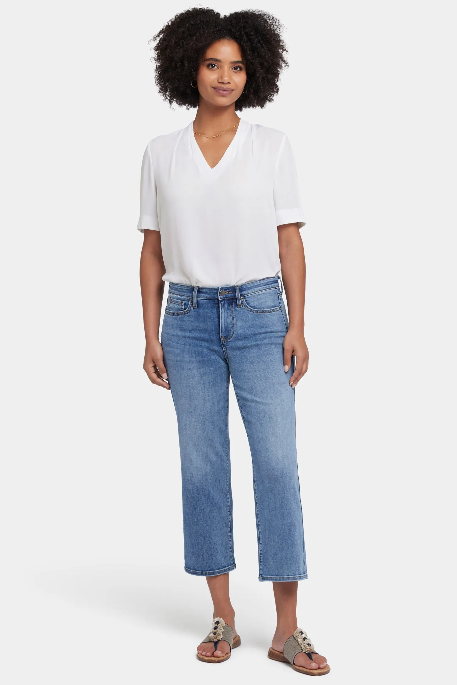 Relaxed Piper Crop Jeans - Barcelona Breeze sold by NYDJ product image thumbnail 4