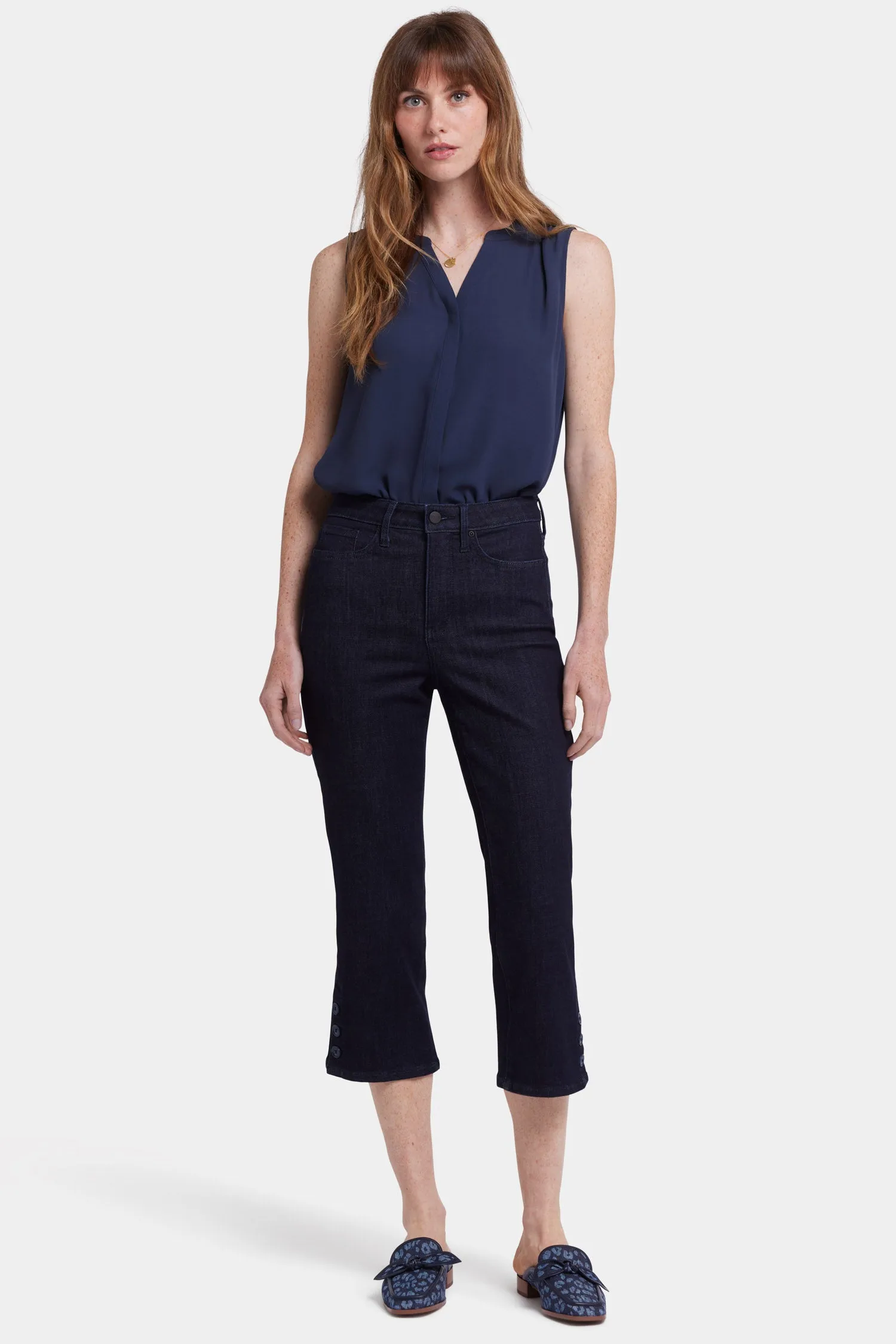Joni Relaxed Capri Jeans - Rinse sold by NYDJ