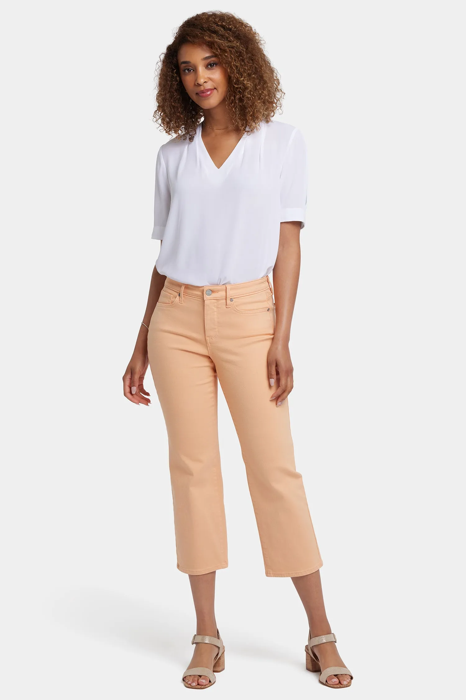 Relaxed Piper Crop Jeans - Apricot Nectar sold by NYDJ product image thumbnail 4