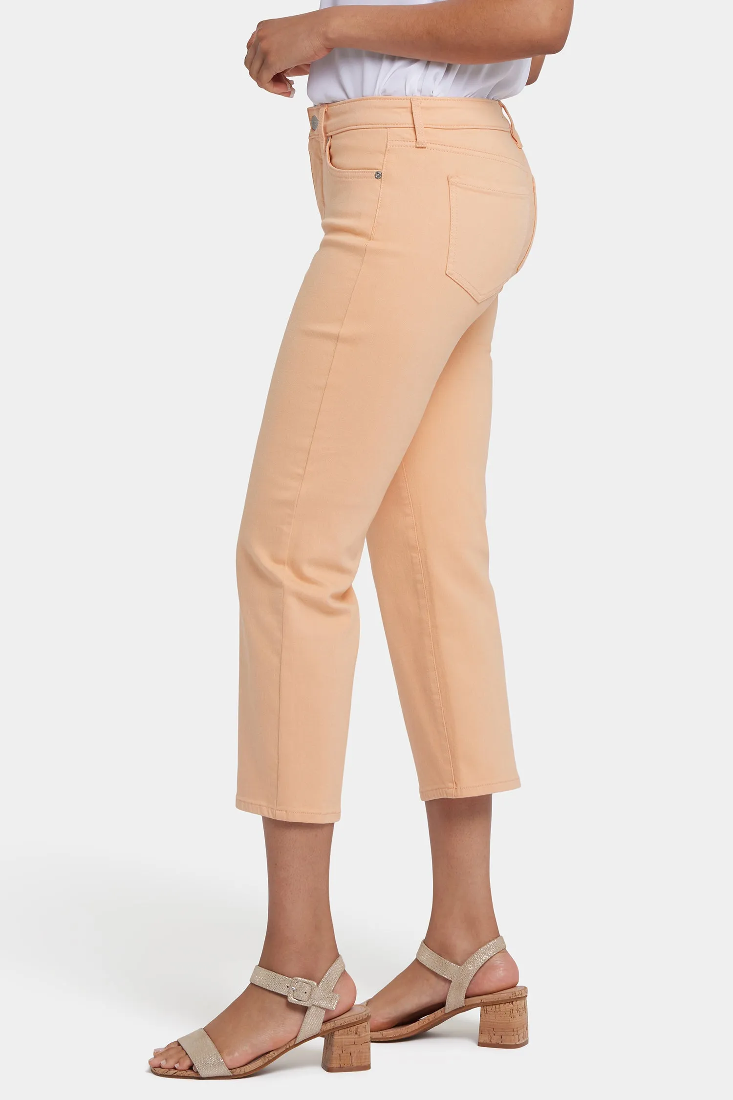 Relaxed Piper Crop Jeans - Apricot Nectar sold by NYDJ product image thumbnail 3