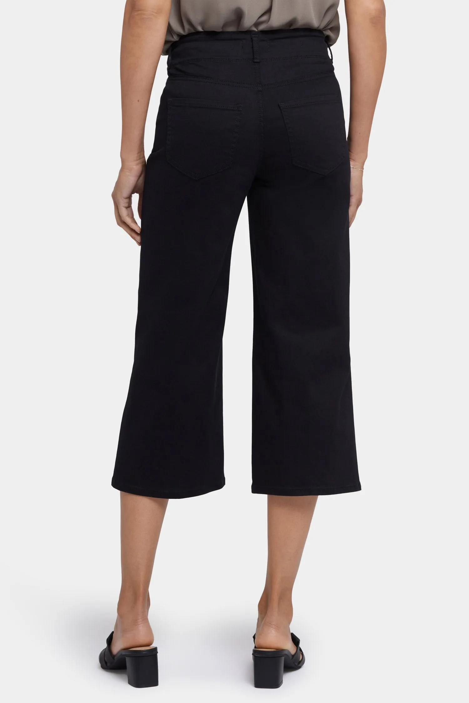 Brigitte Wide Leg Capri Jeans - Black sold by NYDJ product image thumbnail 2