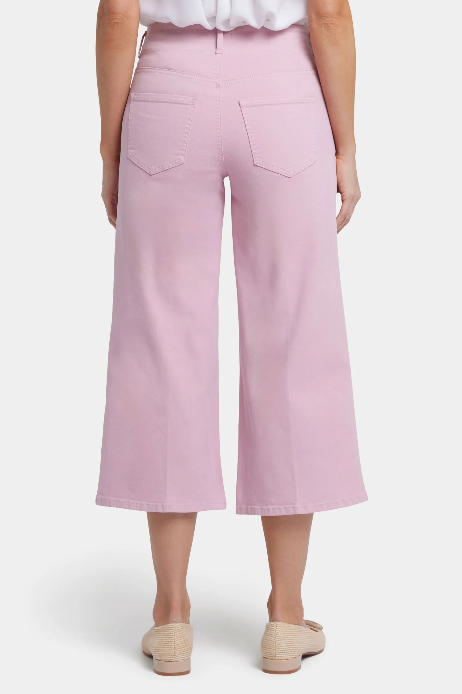 Brigitte Wide Leg Capri Jeans - Pink Nectar sold by NYDJ product image thumbnail 2