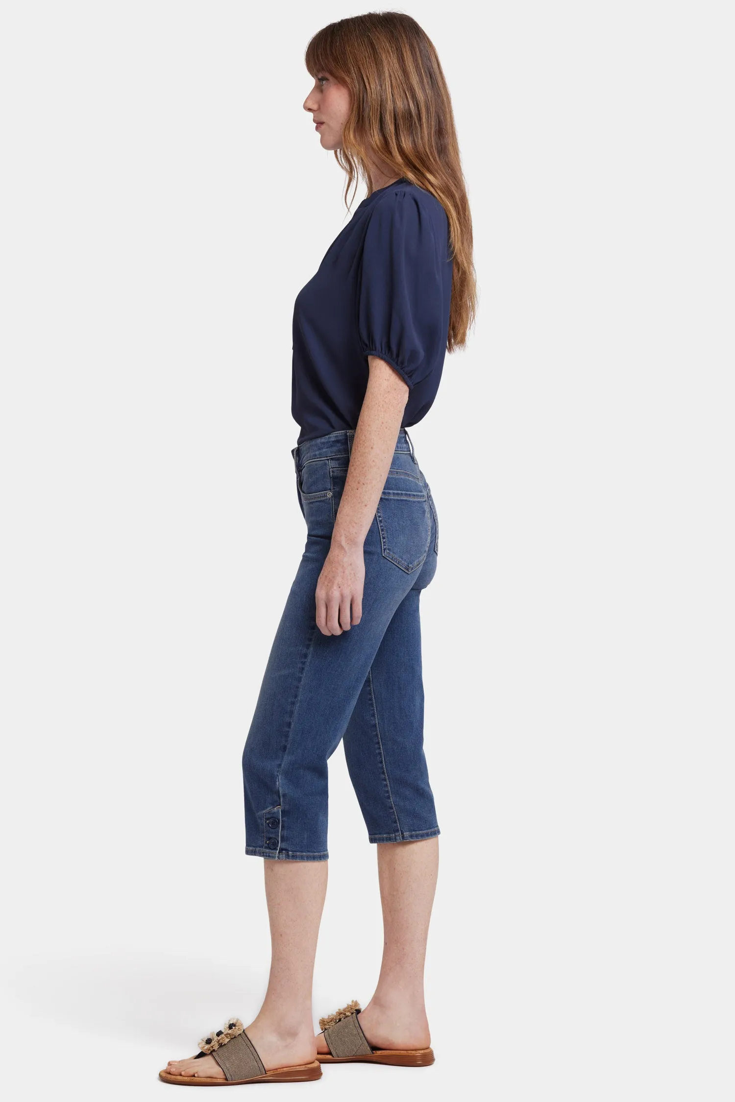 Marilyn Straight Crop Jeans - Valencia Surf sold by NYDJ product image thumbnail 5